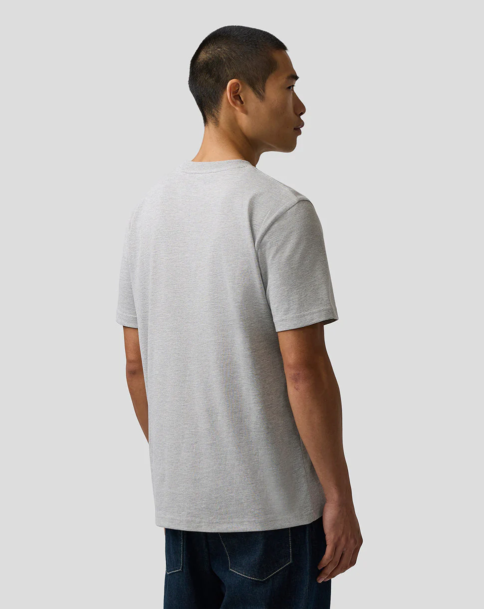 Oracle Red Bull Racing Unisex Logo Regular Fit T-Shirt - Grey Marl - Image 3