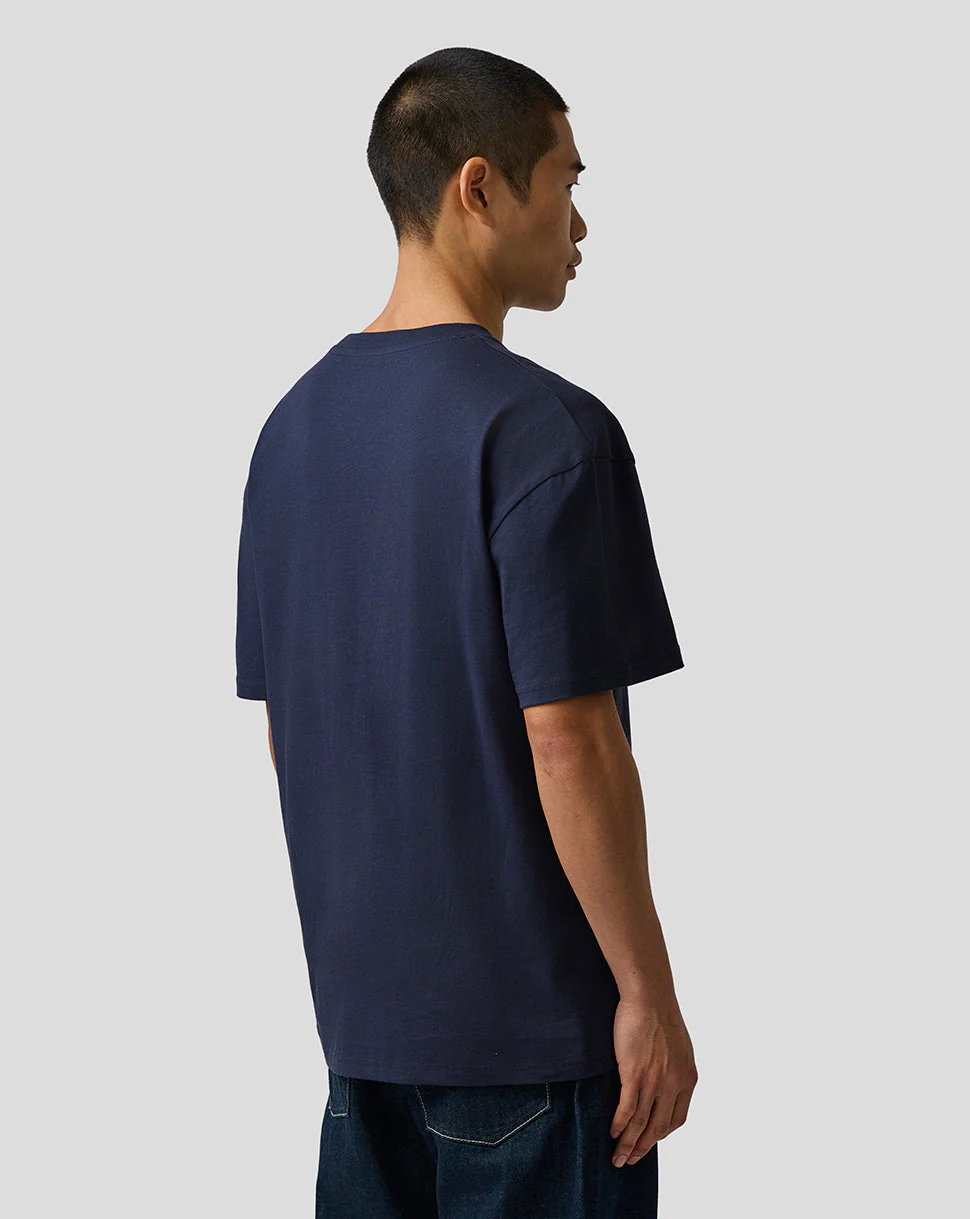 Oracle Red Bull Racing Unisex Relaxed Fit Logo T-Shirt - Night Sky - Image 3