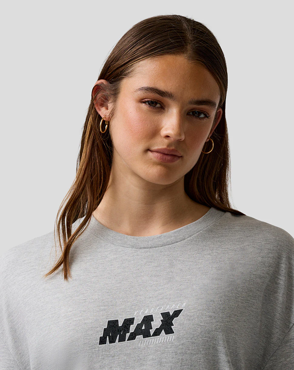 Oracle Red Bull Racing Unisex Max Verstappen Pixel Back Graphic T-Shirt - Grey Marl - Image 11