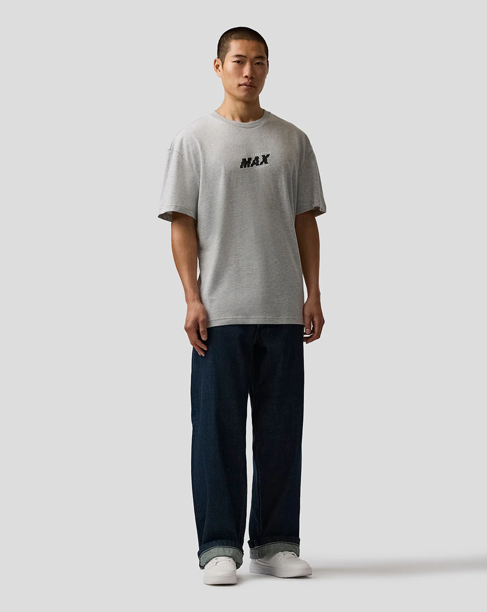Oracle Red Bull Racing Unisex Max Verstappen Pixel Back Graphic T-Shirt - Grey Marl - Image 6
