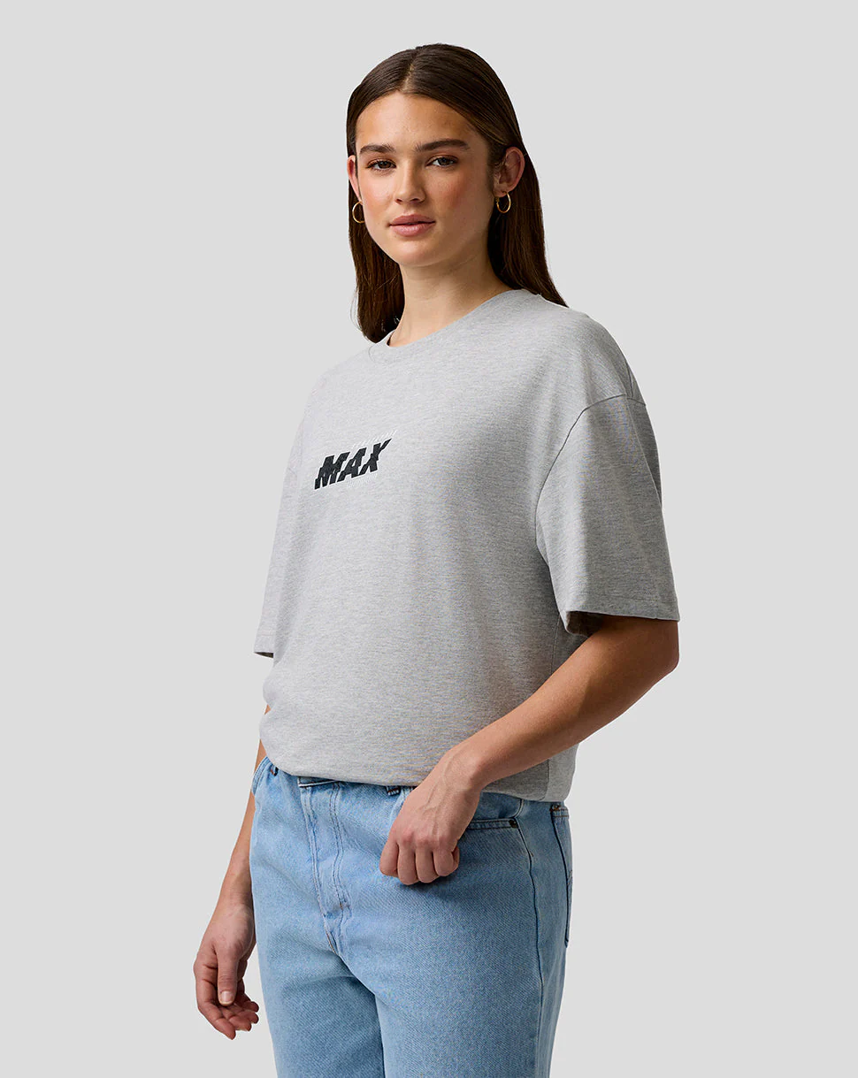 Oracle Red Bull Racing Unisex Max Verstappen Pixel Back Graphic T-Shirt - Grey Marl - Image 9