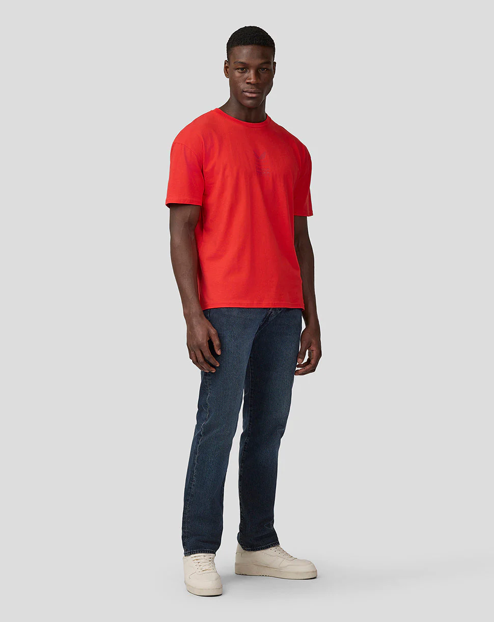 Oracle Red Bull Racing Unisex Oversized T-Shirt - Flame Scarlet - Image 3