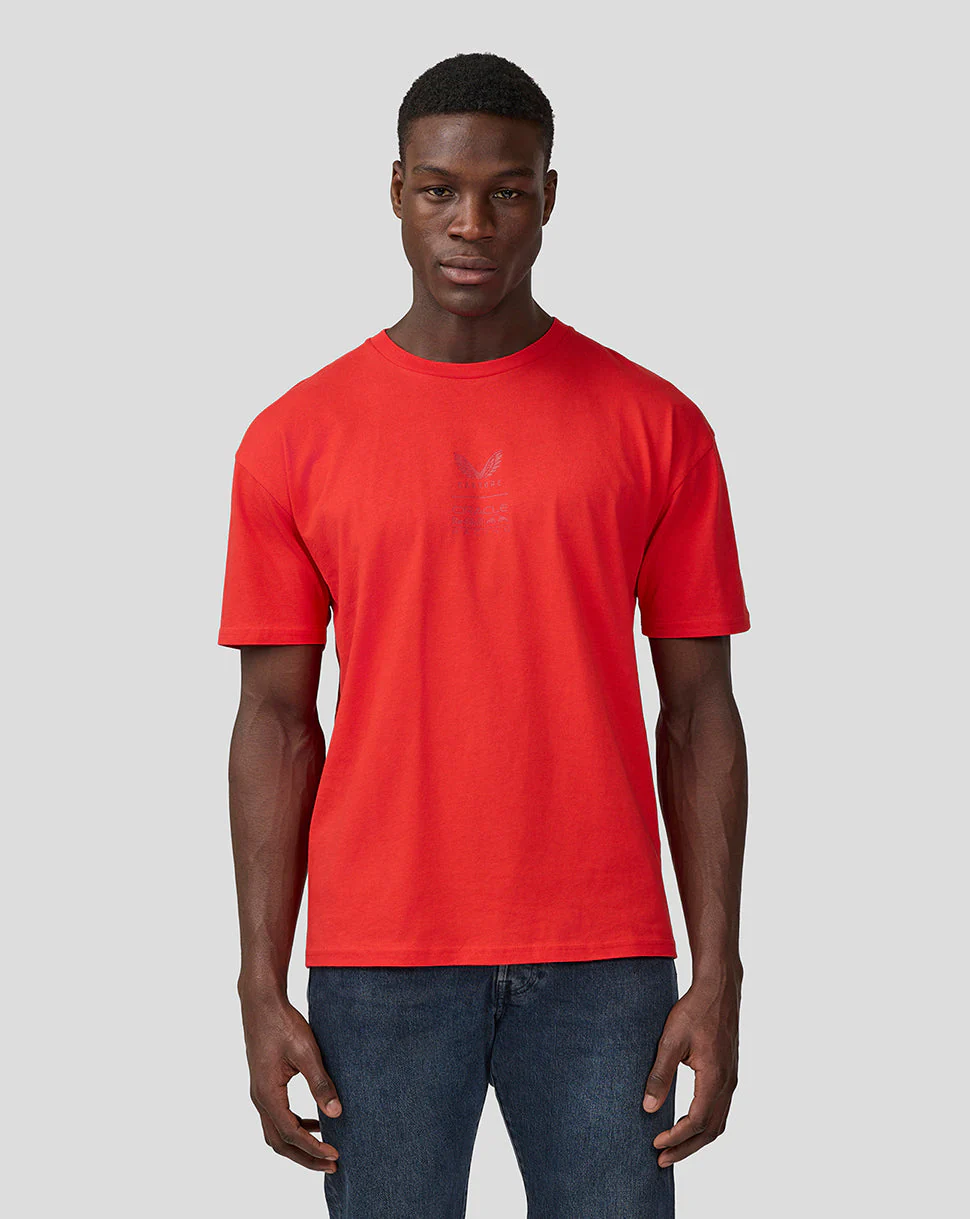 Oracle Red Bull Racing Unisex Oversized T-Shirt - Flame Scarlet - Image 4