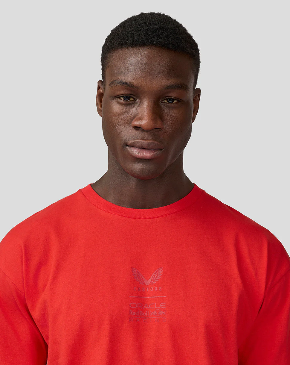 Oracle Red Bull Racing Unisex Oversized T-Shirt - Flame Scarlet - Image 5