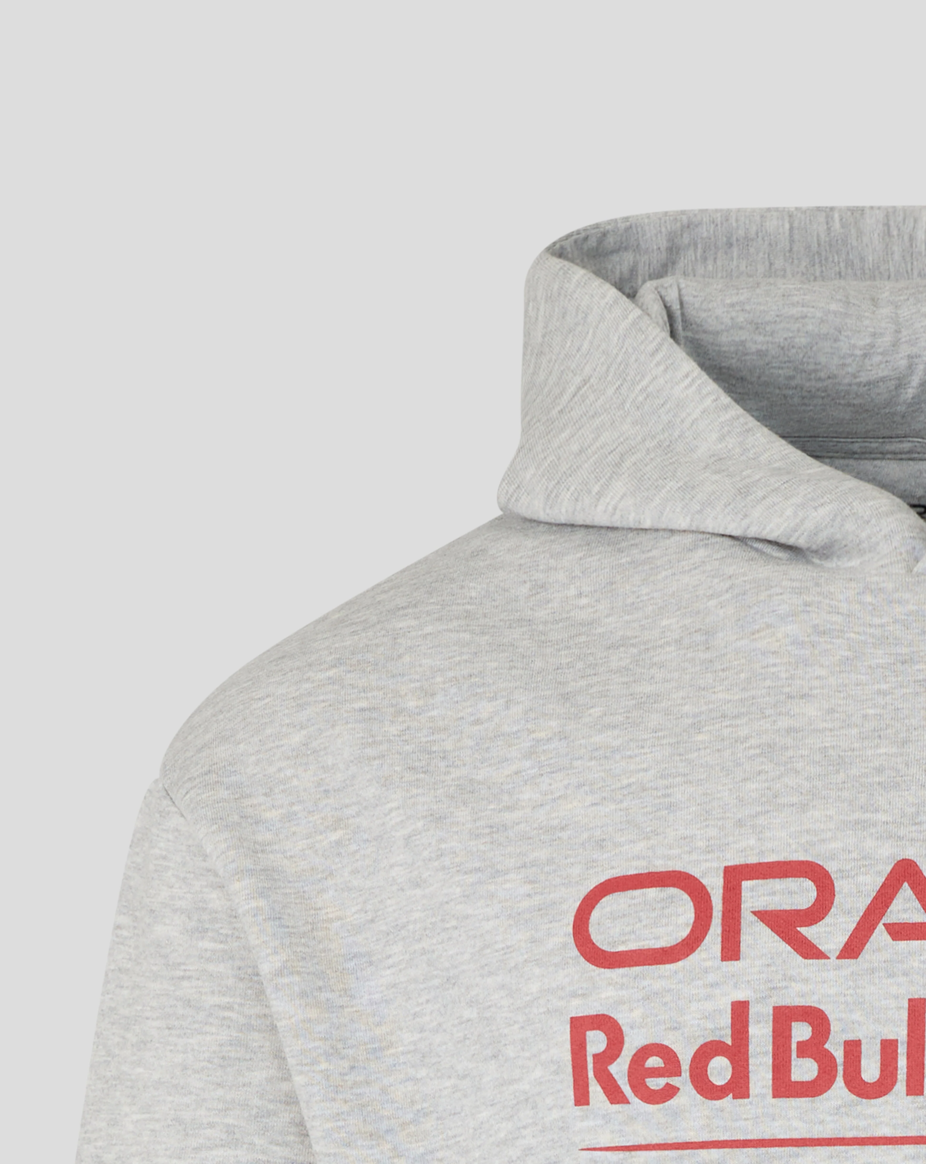 Oracle Red Bull Racing Unisex Relaxed Fit Pullover Hoodie - Grey Marl - Image 3