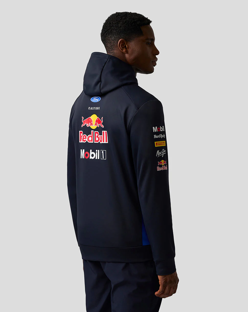 Oracle Red Bull Racing Unisex Teamline Full Zip Hoodie - Night Sky / Surf The Web - Image 3
