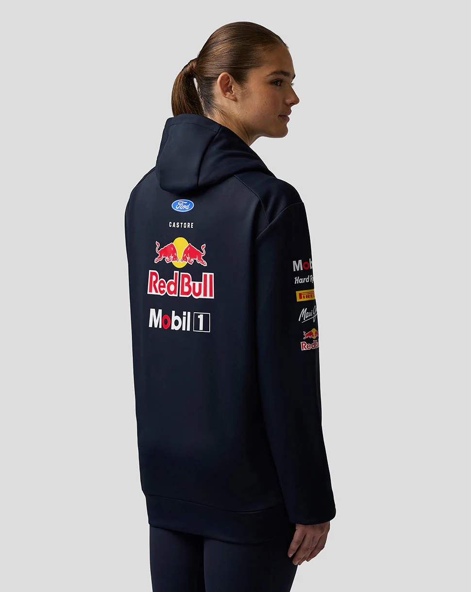 Oracle Red Bull Racing Unisex Teamline Full Zip Hoodie - Night Sky / Surf The Web - Image 4