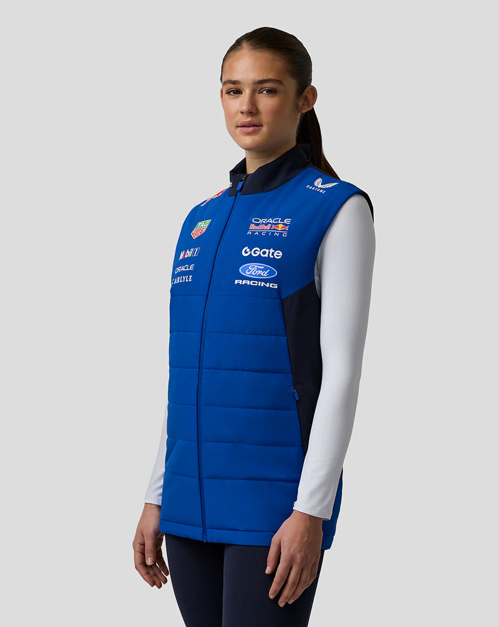 Oracle Red Bull Racing Unisex Teamline Gilet - Night Sky / Surf The Web - Image 10