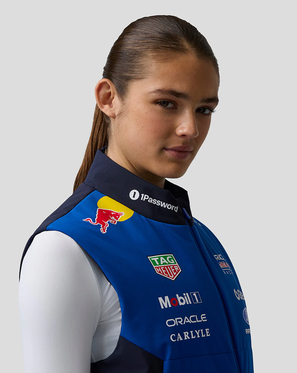 Oracle Red Bull Racing Unisex Teamline Gilet - Night Sky / Surf The Web - Image 8