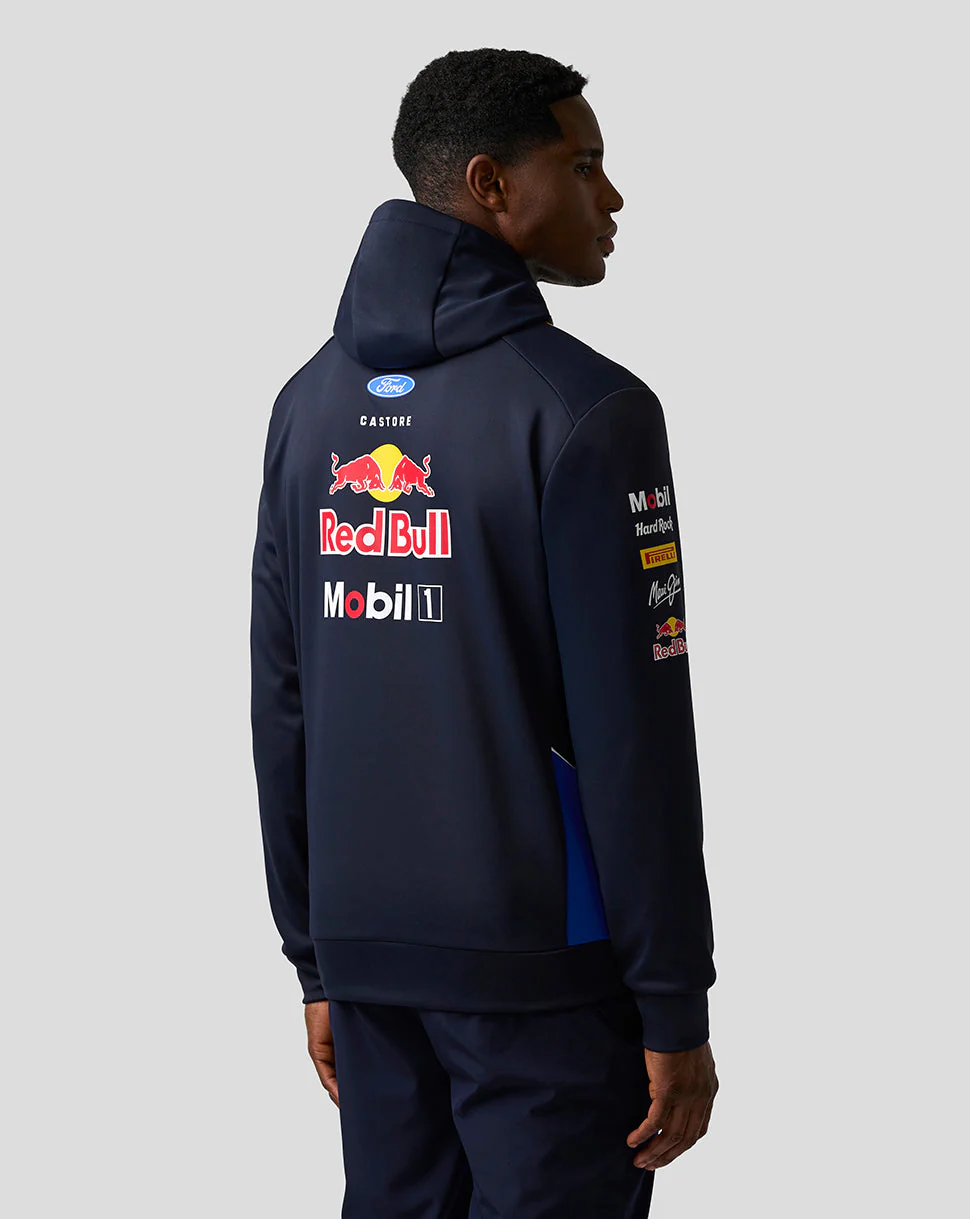 Oracle Red Bull Racing Unisex Teamline Overhead Hoodie - Night Sky / Surf The Web - Image 3