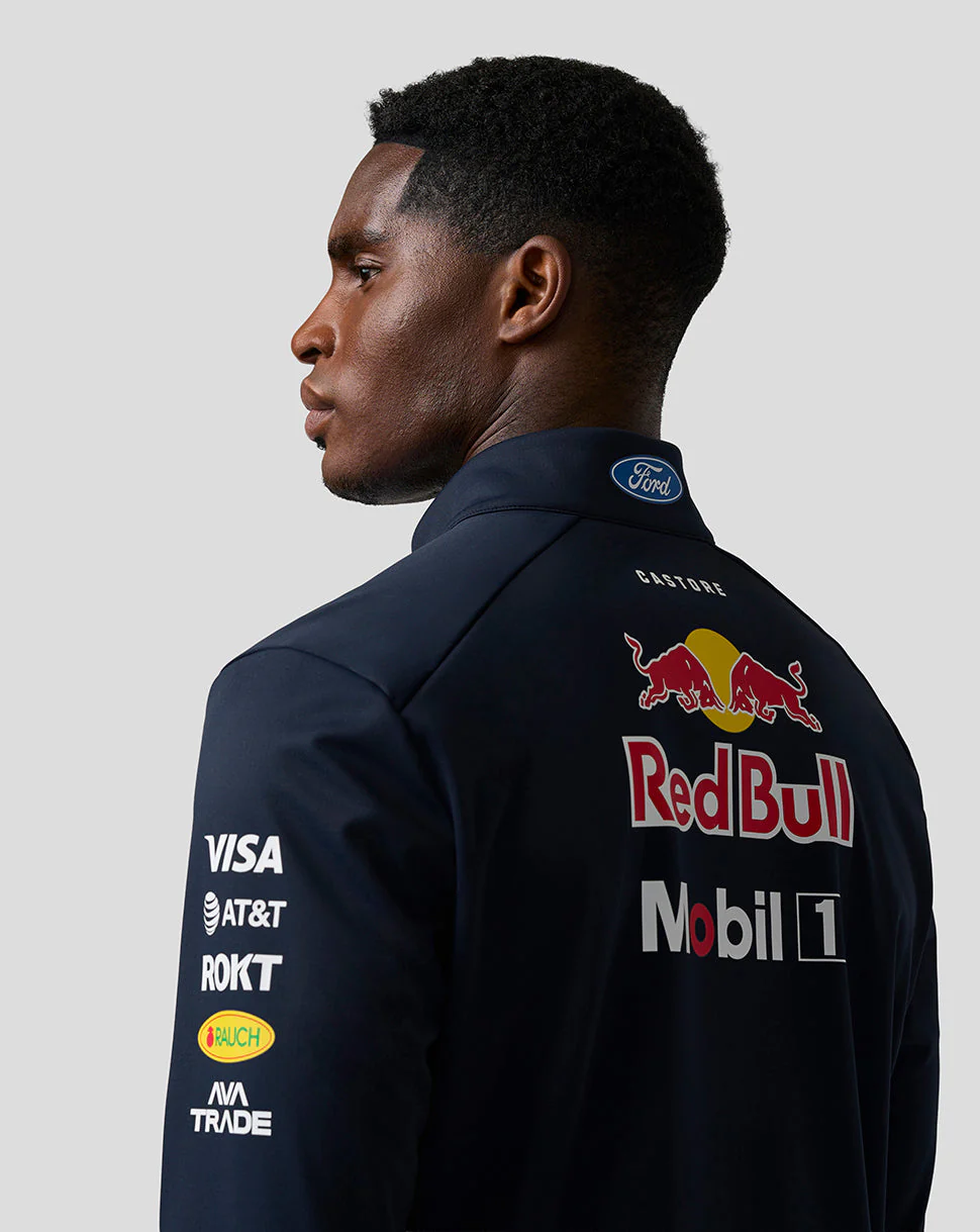 Oracle Red Bull Racing Unisex Teamline Soft Shell Jacket - Night Sky / Surf The Web - Image 12
