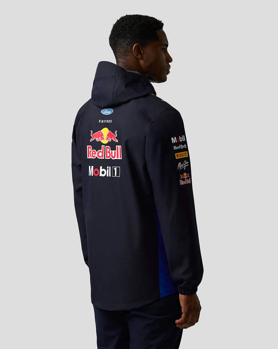 Oracle Red Bull Racing Unisex Teamline Water Resistant Jacket - Night Sky / Surf The Web - Image 3