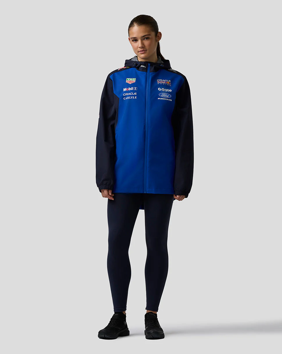 Oracle Red Bull Racing Unisex Teamline Water Resistant Jacket - Night Sky / Surf The Web - Image 6