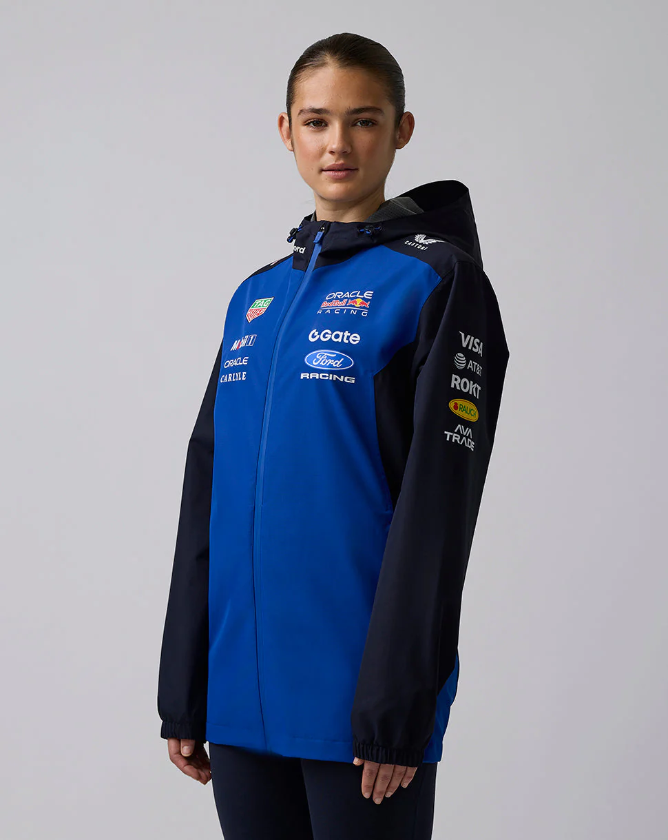 Oracle Red Bull Racing Unisex Teamline Water Resistant Jacket - Night Sky / Surf The Web - Image 8