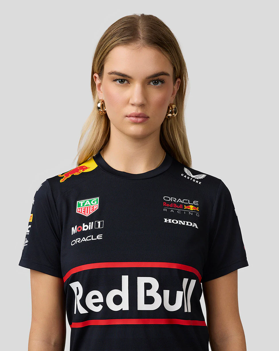 Oracle Red Bull Racing Womens Teamline Set Up T-Shirt - Night Sky - Image 3