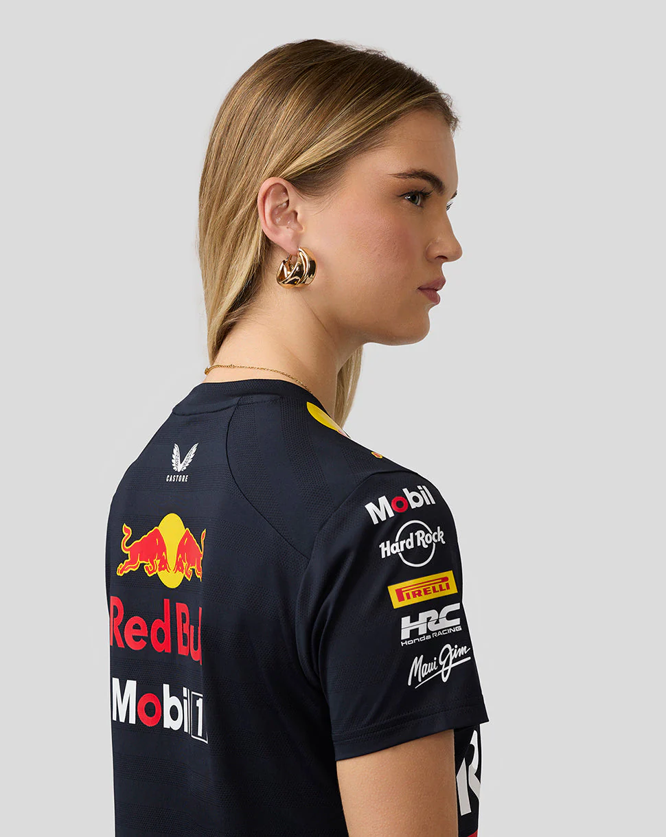 Oracle Red Bull Racing Womens Teamline Set Up T-Shirt - Night Sky - Image 4