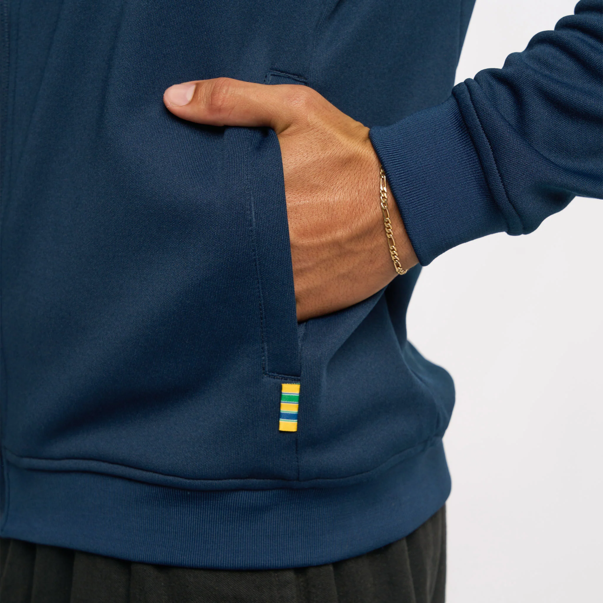 Ayrton Senna Unisex Retro Stripe Jacket - Image 5