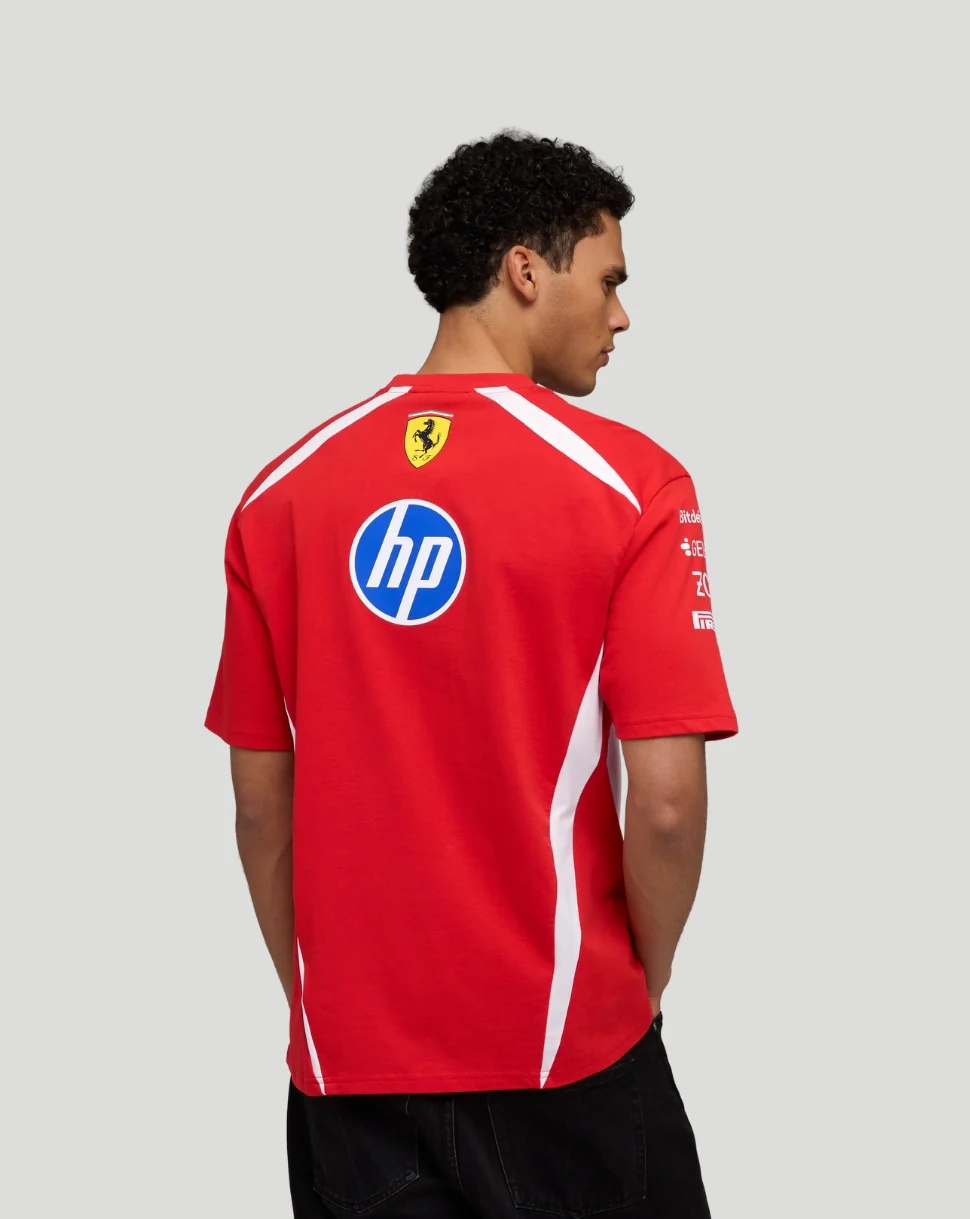 Scuderia Ferrari Men's Team Drivers T-Shirt - Red - Image 2