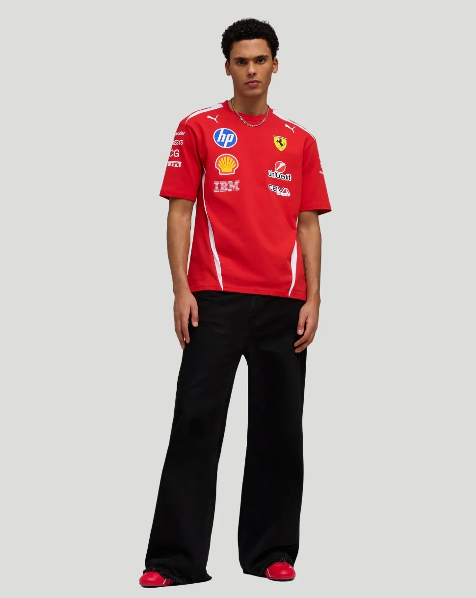 Scuderia Ferrari Men's Team Drivers T-Shirt - Red - Image 3