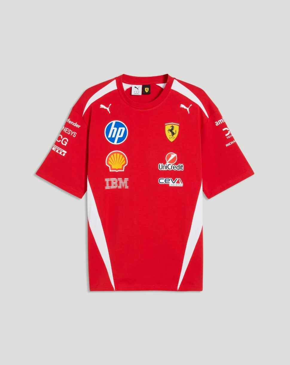 Scuderia Ferrari Men's Team Drivers T-Shirt - Red - Image 4