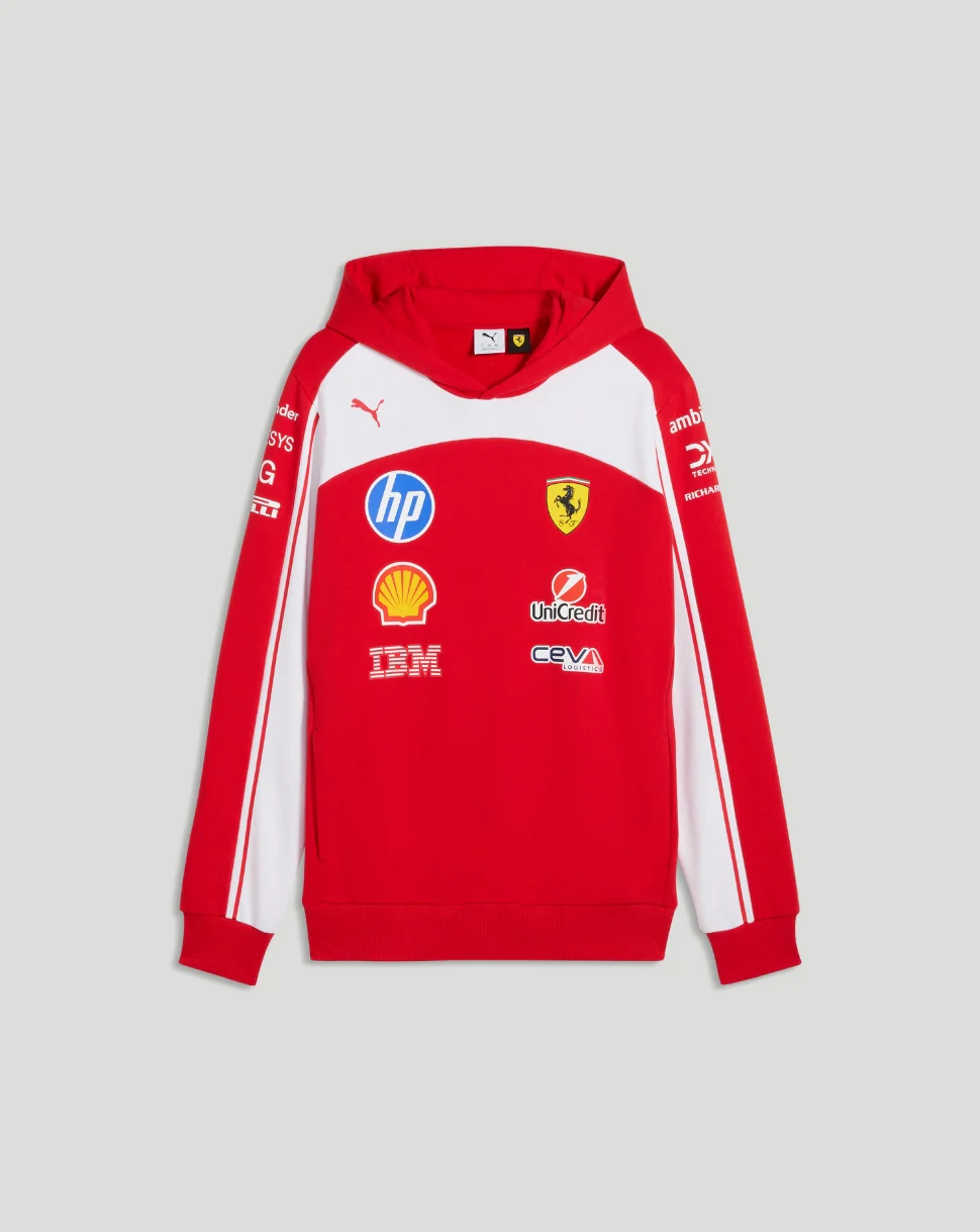 Scuderia Ferrari Men's Team Hoodie - Red - Image 6