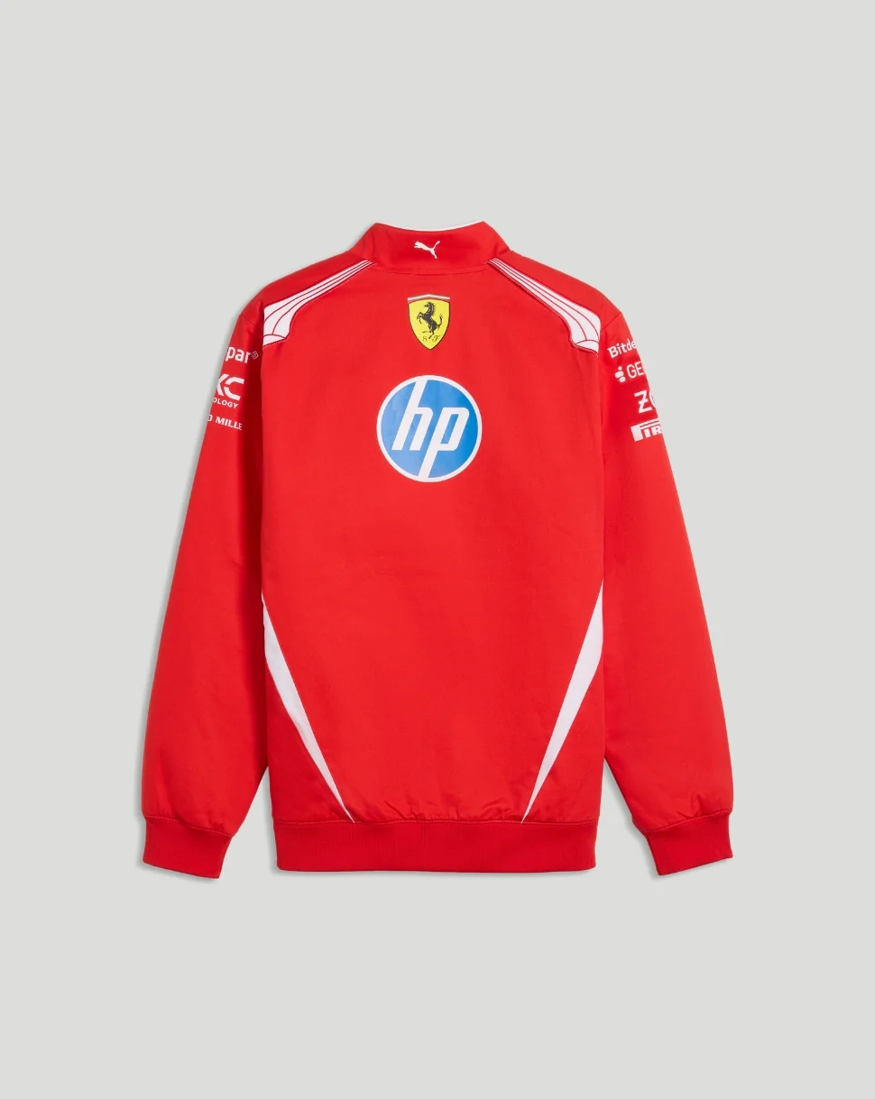 Scuderia Ferrari Men's Team Racing Bomber Jacket - Red - Image 2