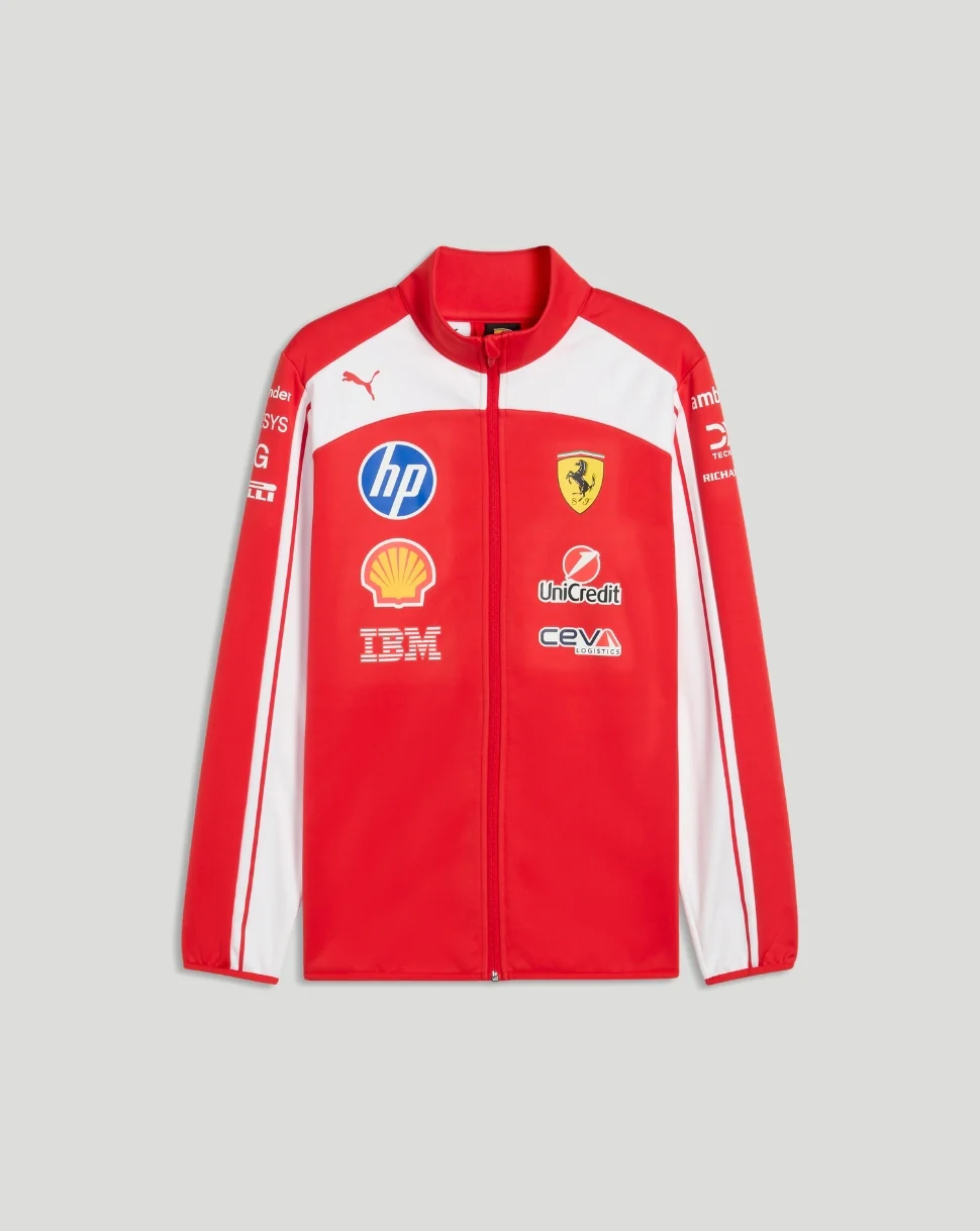 Scuderia Ferrari Men's Team Softshell Jacket - Red - Image 6