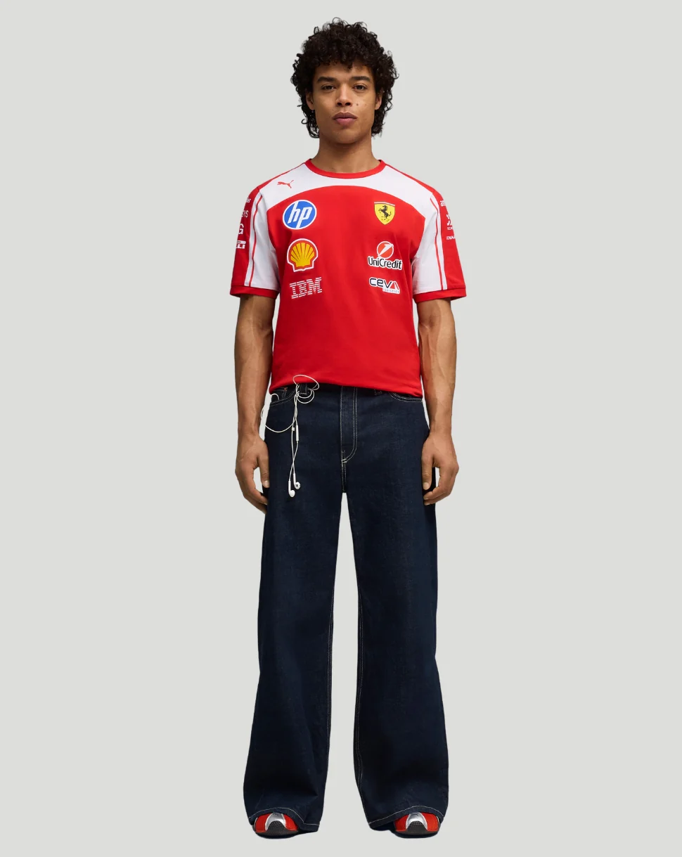 Scuderia Ferrari Men's Team T-Shirt - Red - Image 3