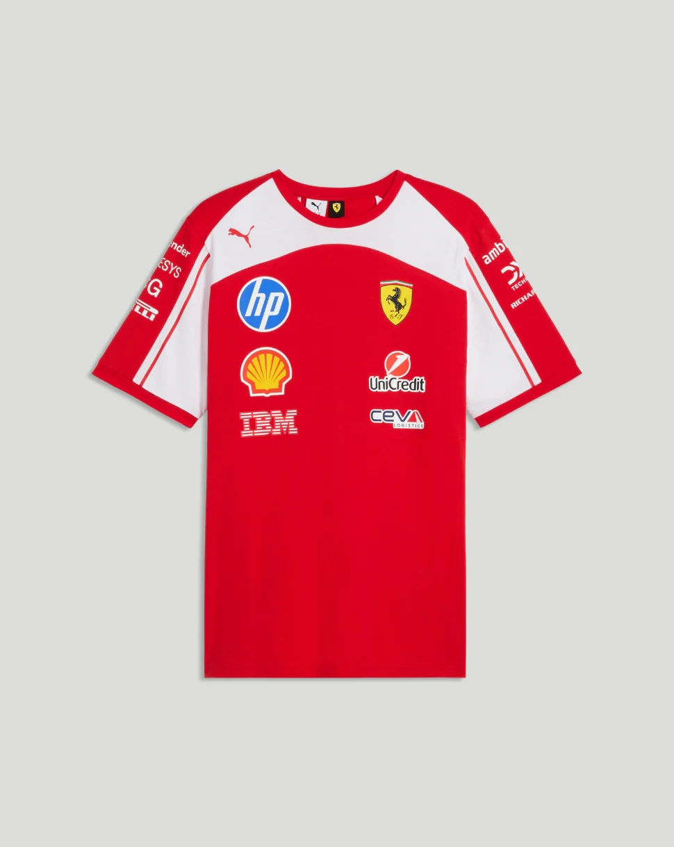 Scuderia Ferrari Men's Team T-Shirt - Red - Image 4