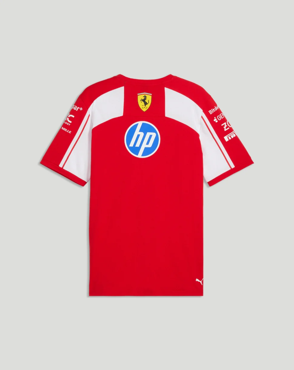 Scuderia Ferrari Men's Team T-Shirt - Red - Image 5