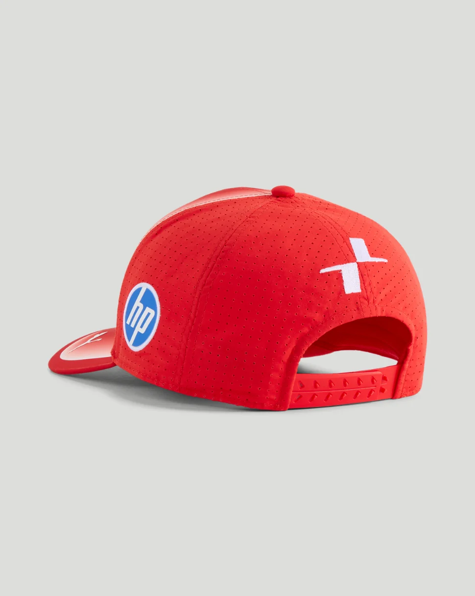 Scuderia Ferrari Unisex Team Leclerc Baseball Cap - Red - Image 2