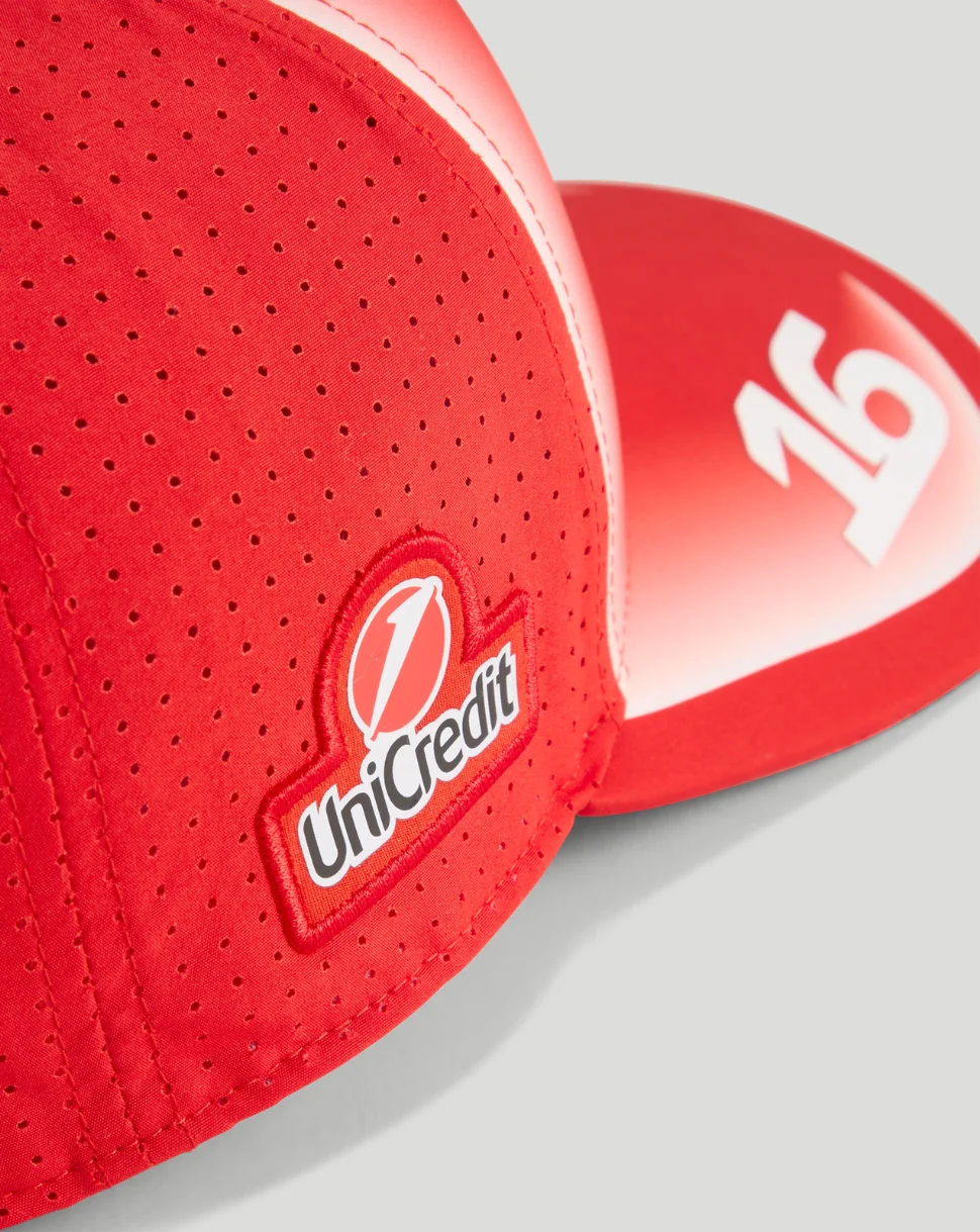 Scuderia Ferrari Unisex Team Leclerc Baseball Cap - Red - Image 4