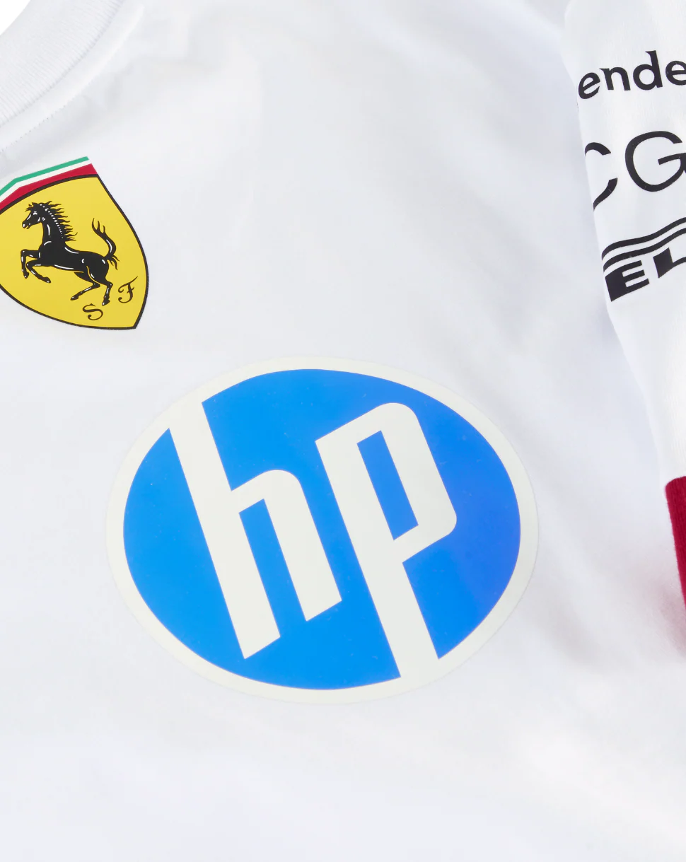 Scuderia Ferrari Men's F1 Drivers Oversized T-Shirt - White - Image 4