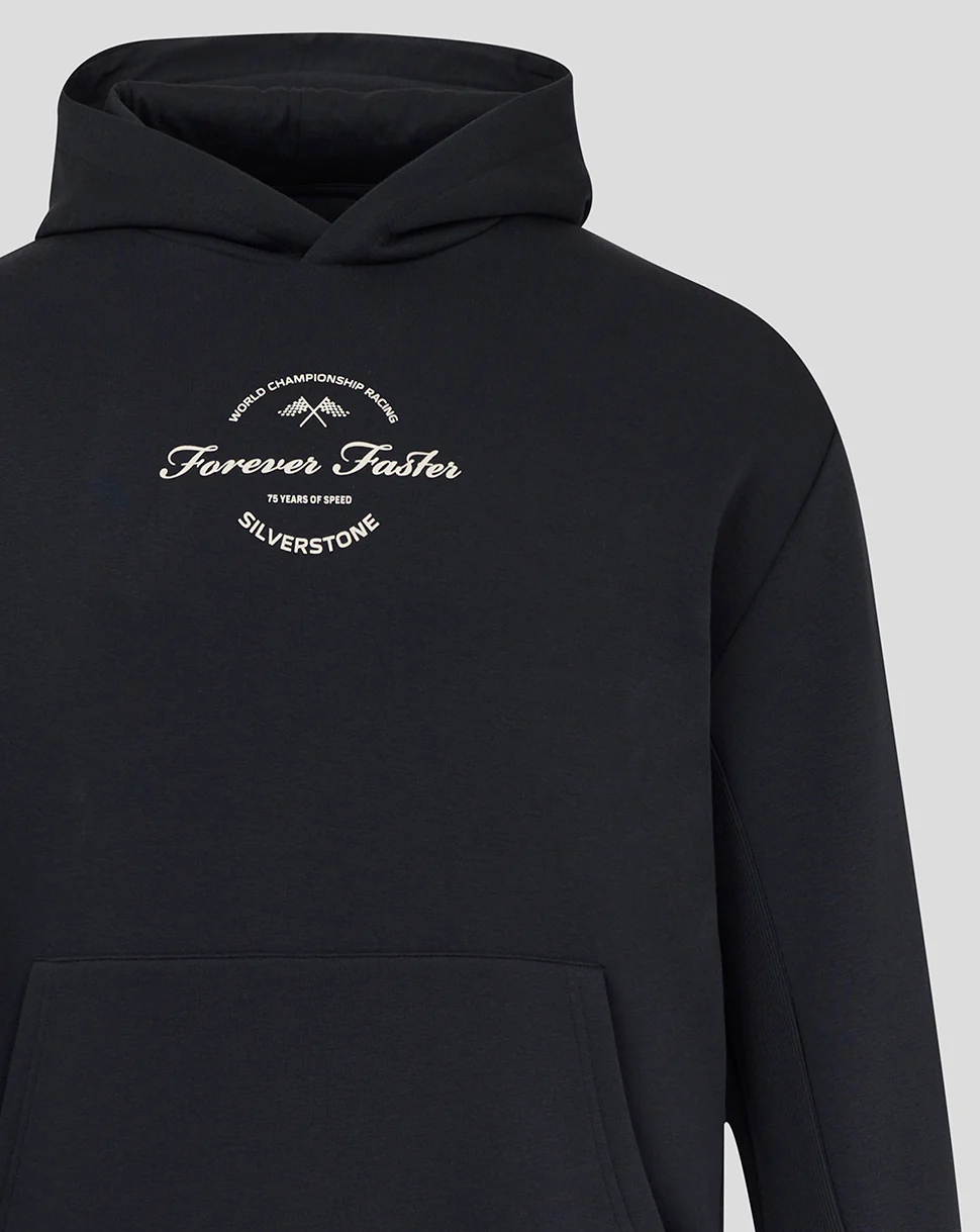 Silverstone Unisex 75 Years Oversized Hoodie - Dark Navy - Image 3