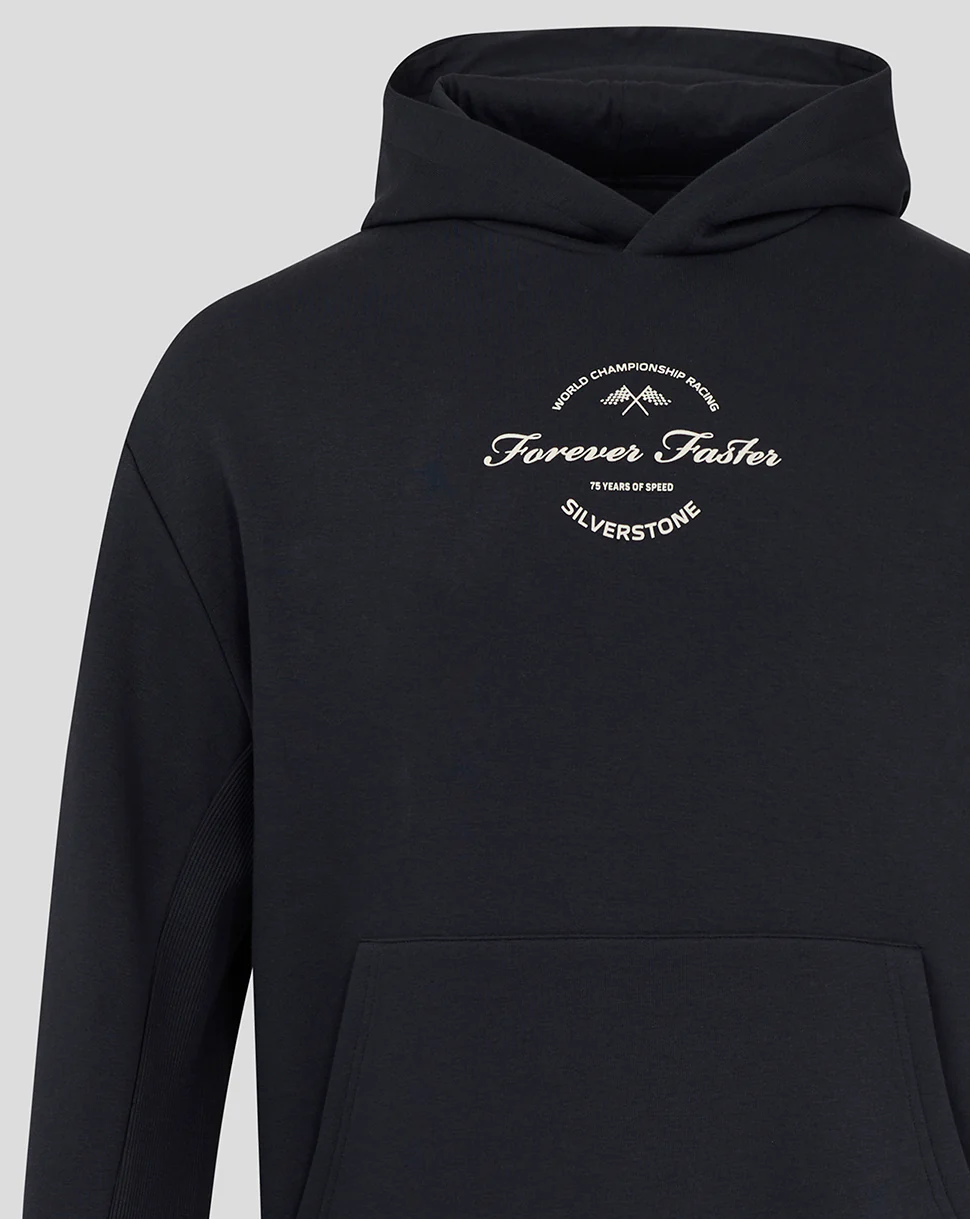 Silverstone Unisex 75 Years Oversized Hoodie - Dark Navy - Image 4