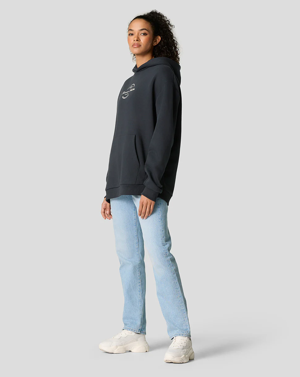 Silverstone Unisex 75 Years Oversized Hoodie - Dark Navy - Image 9