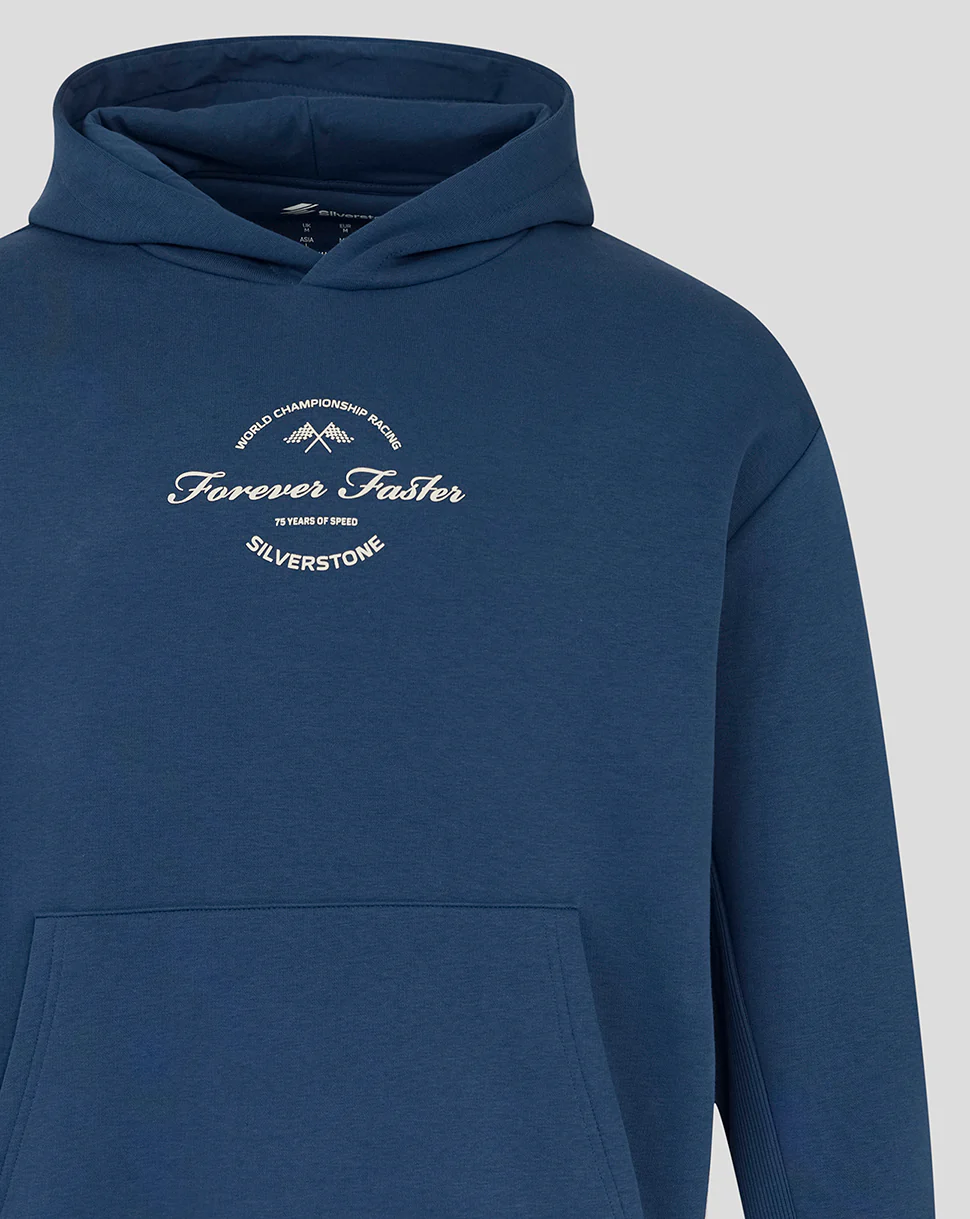 Silverstone Unisex 75 Years Oversized Hoodie - Sargasso Sea - Image 3