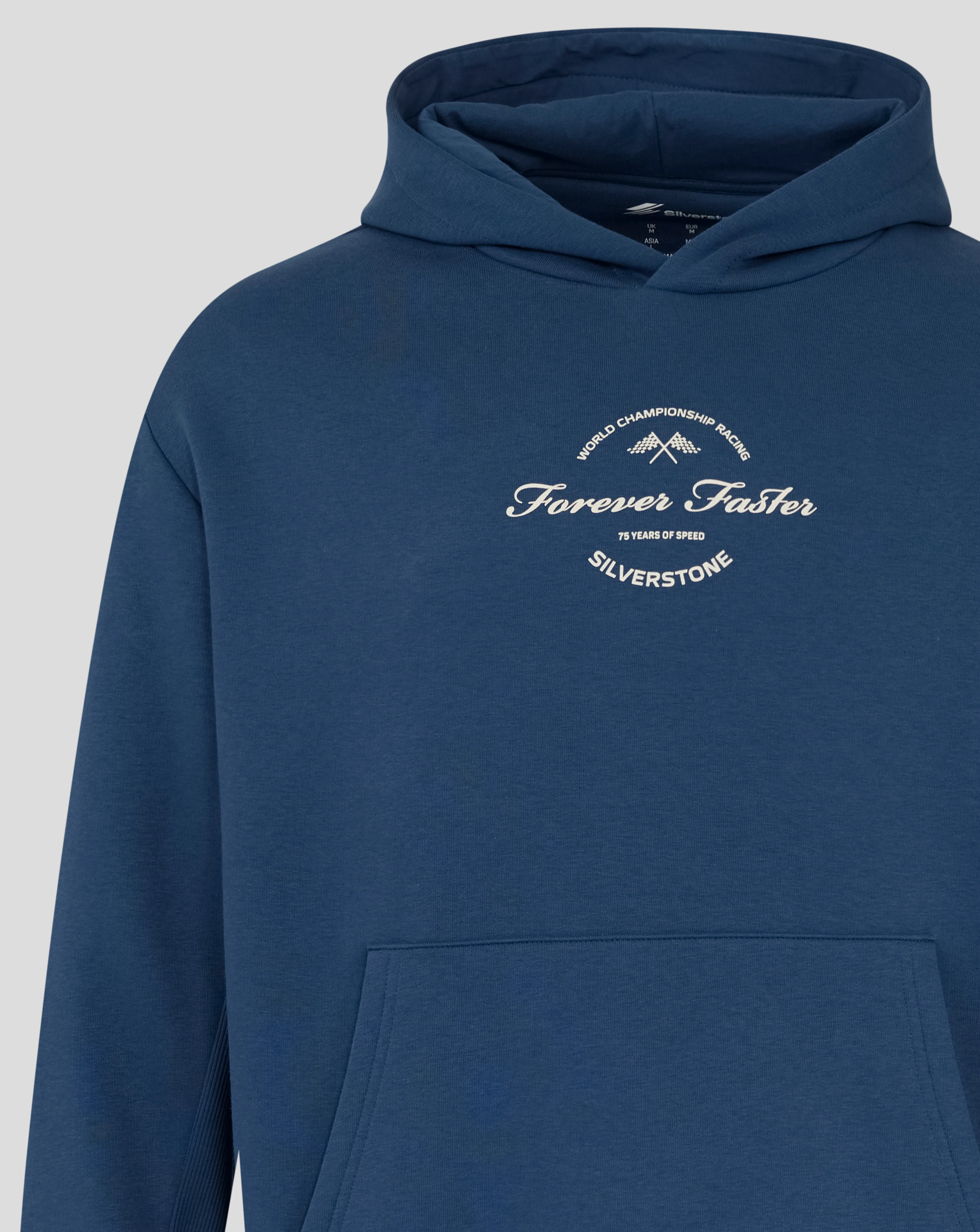 Silverstone Unisex 75 Years Oversized Hoodie - Sargasso Sea - Image 4