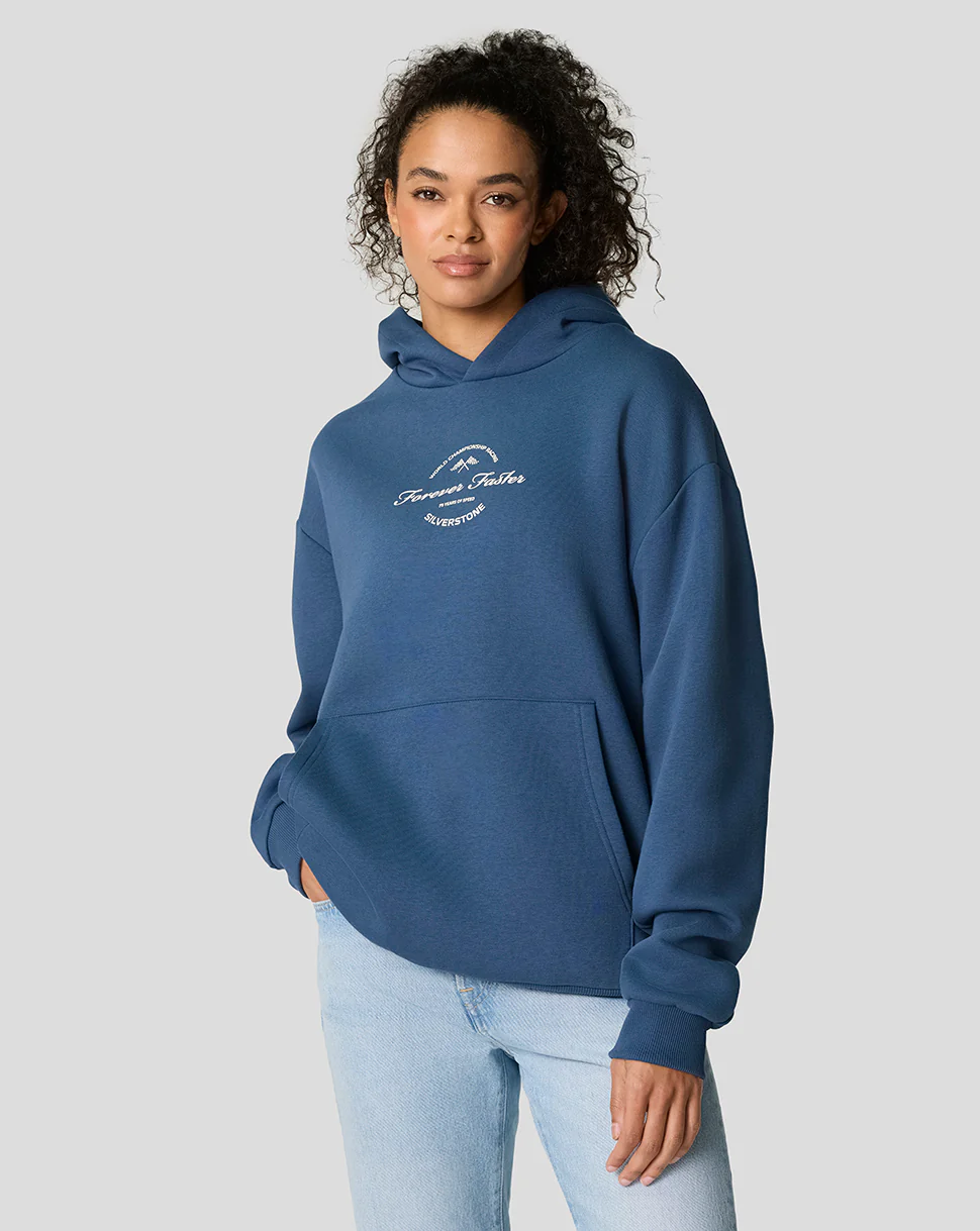 Silverstone Unisex 75 Years Oversized Hoodie - Sargasso Sea - Image 9
