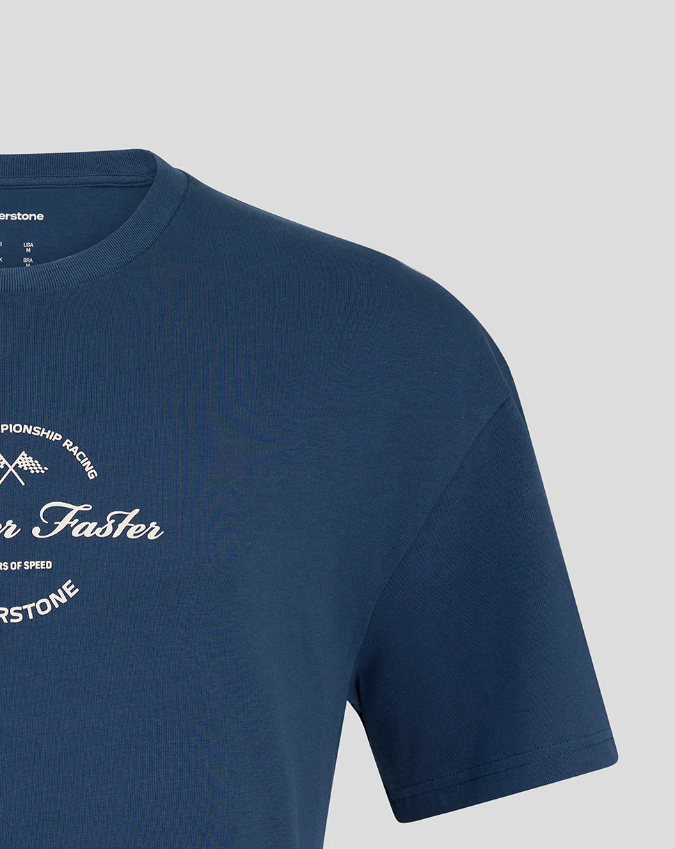 Silverstone Unisex 75 Years Oversized T-Shirt - Sargasso - Image 3