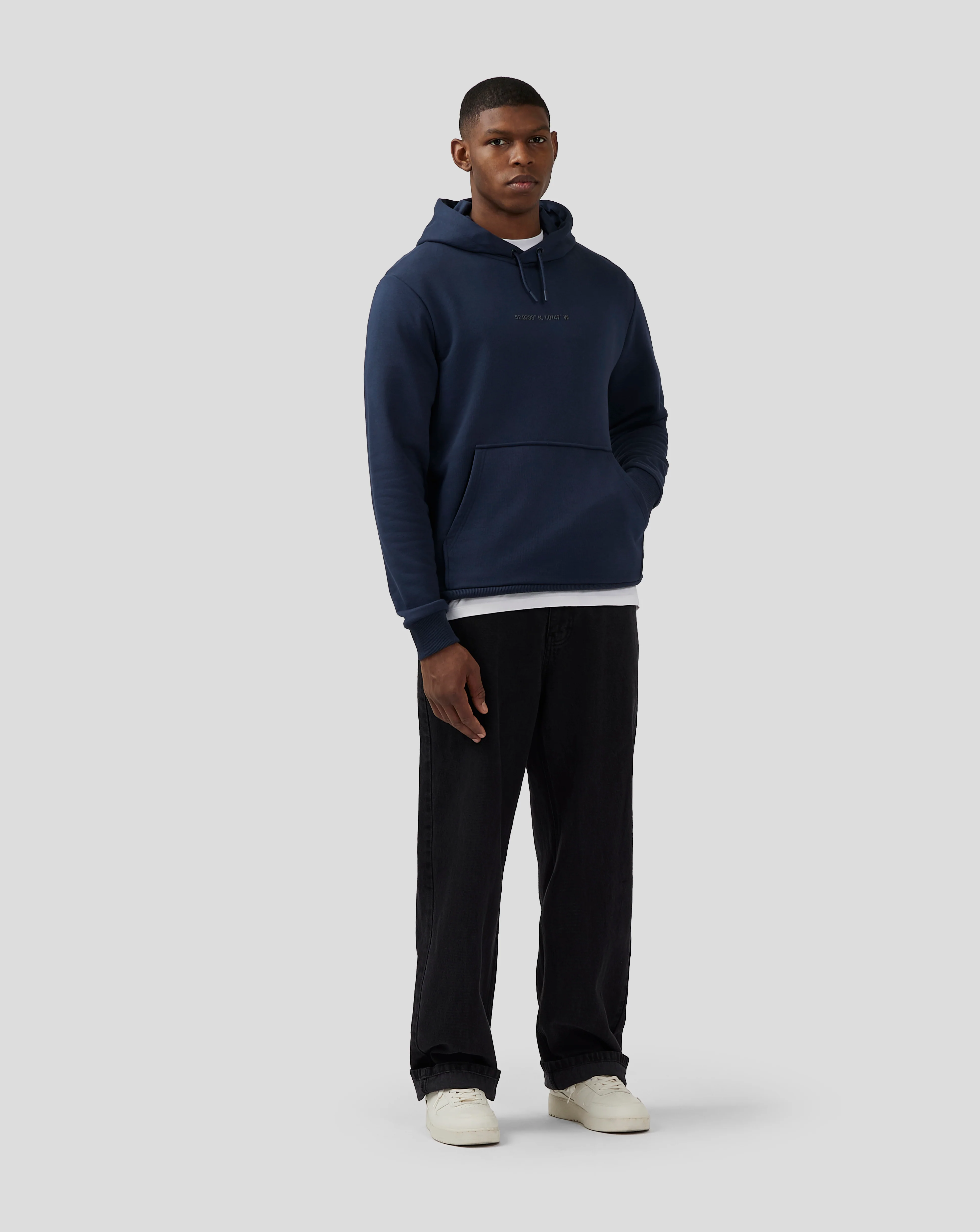 Unisex Silverstone Core Graphic Hoodie - Black Iris - Image 5