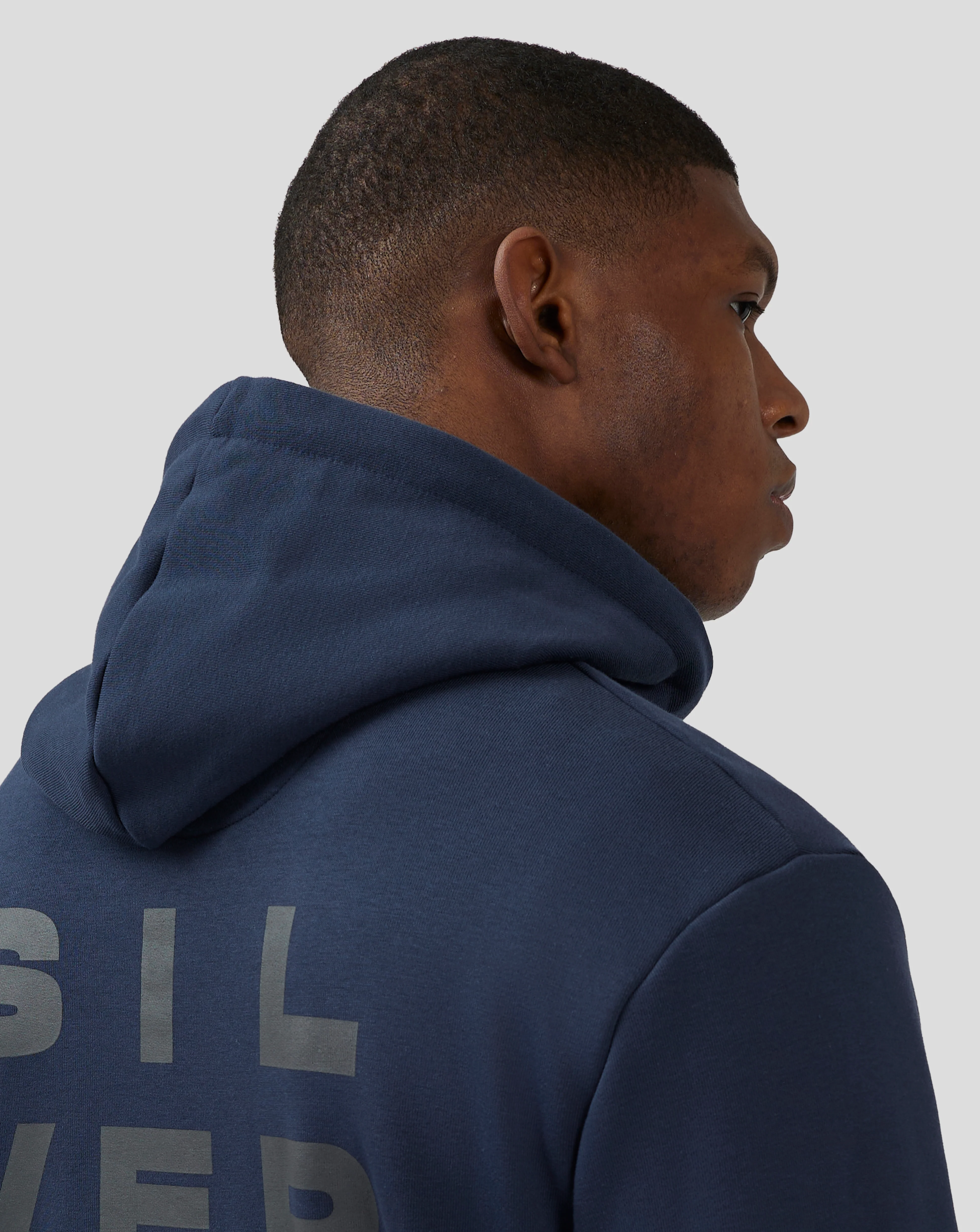 Unisex Silverstone Core Graphic Hoodie - Black Iris - Image 8