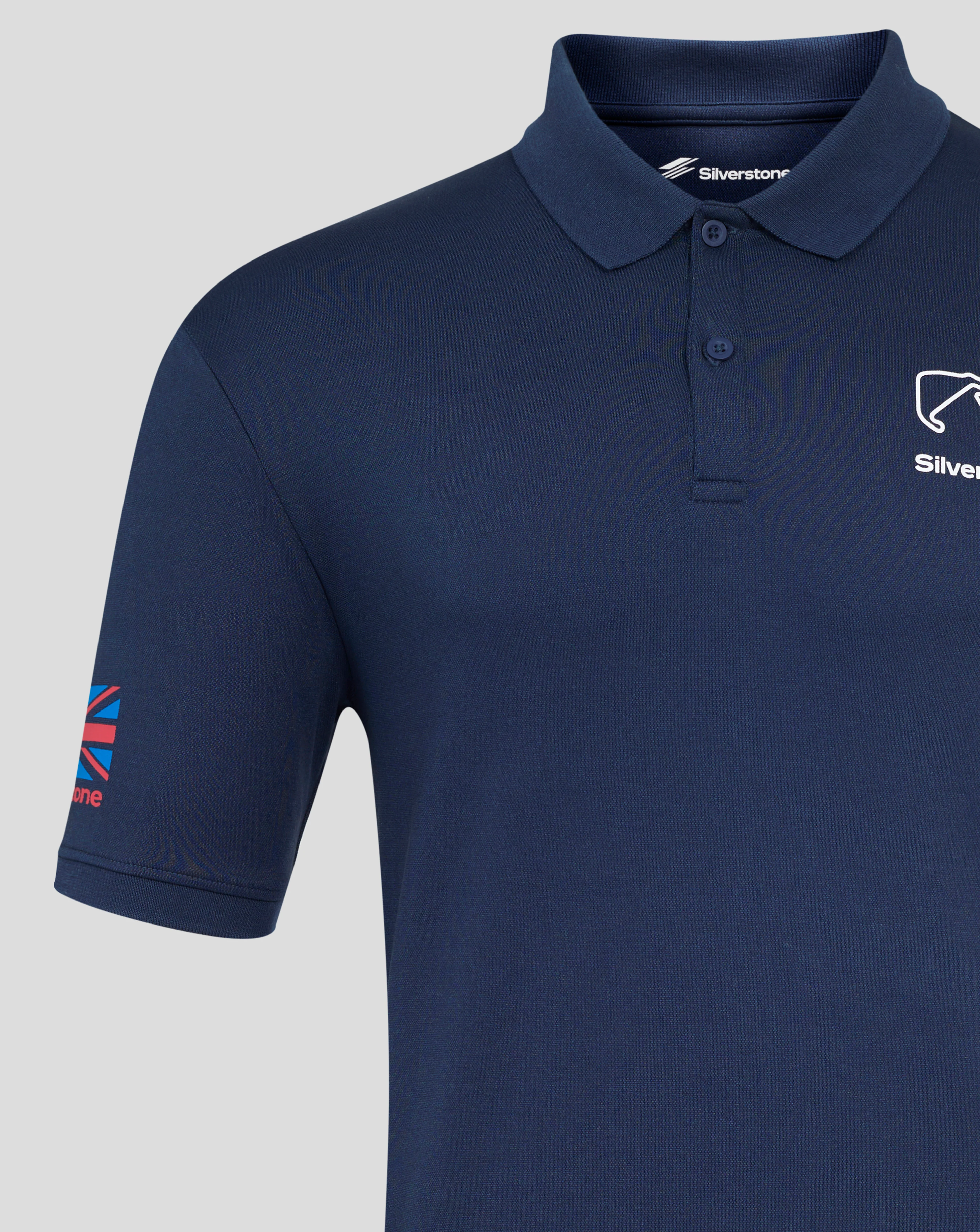 Silverstone Unisex Core Polo Shirt - Black - Image 4