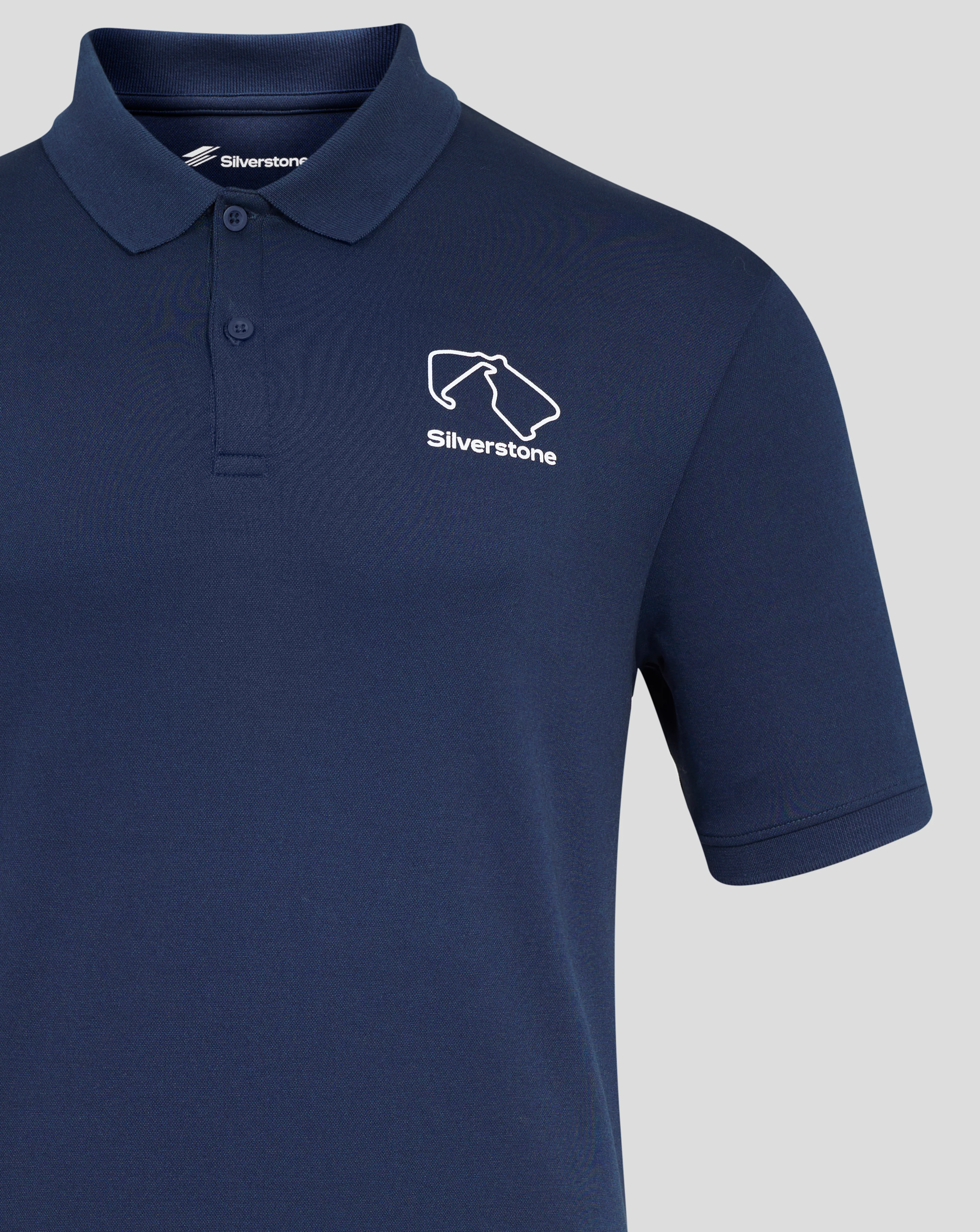Silverstone Unisex Core Polo Shirt - Black - Image 5