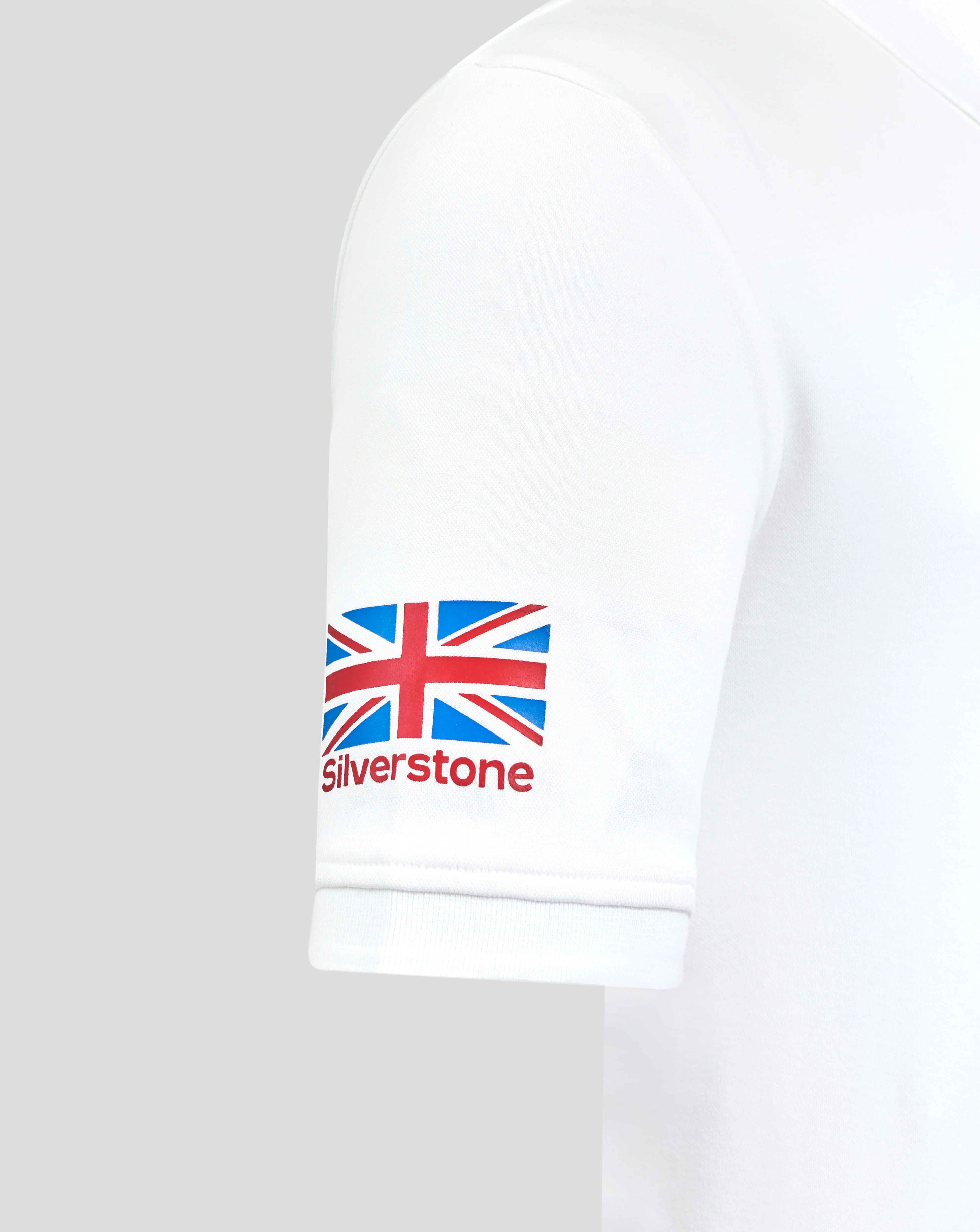 Silverstone Unisex Core Polo Shirt - White - Image 3