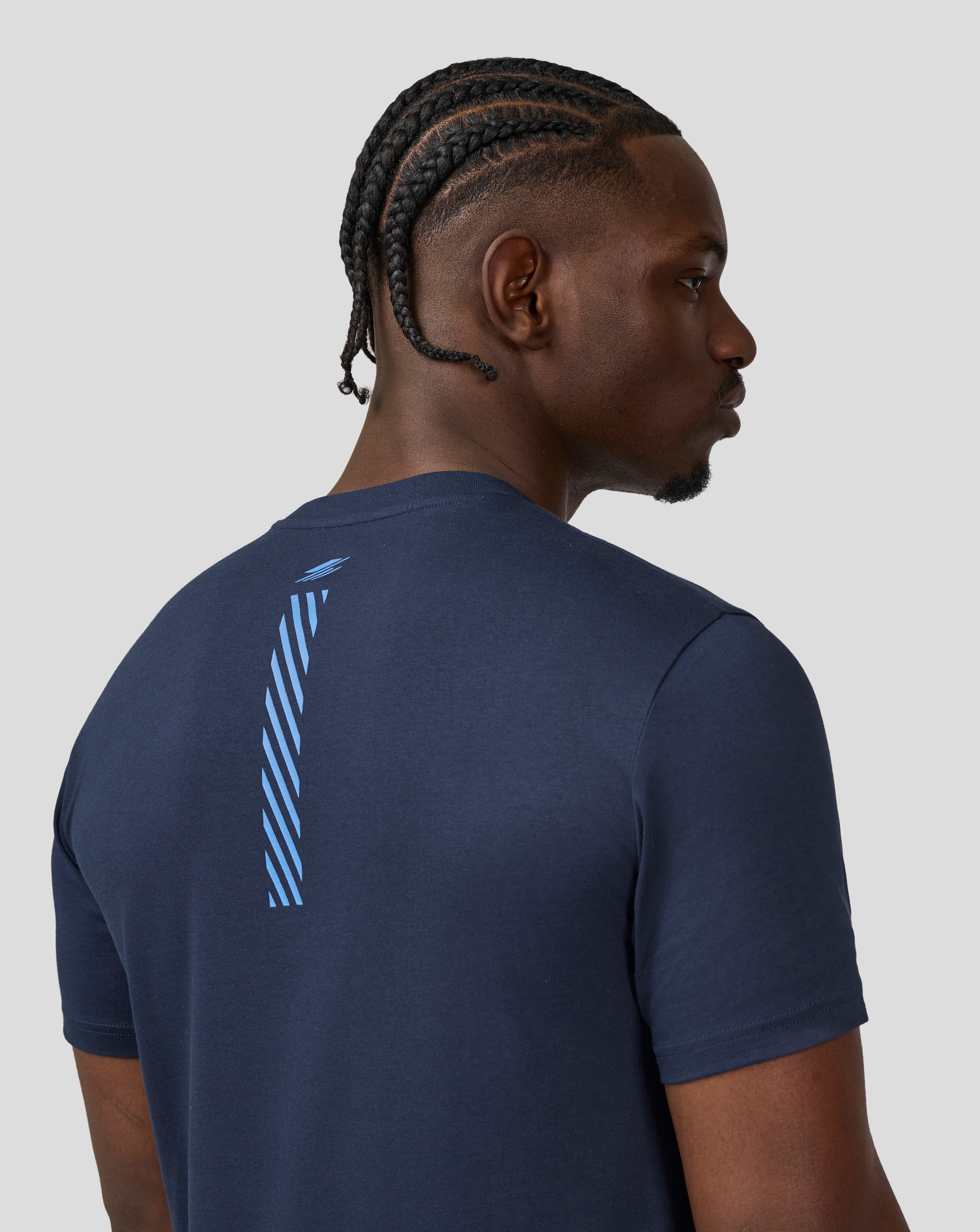 Silverstone Unisex Core Track Graphic T-Shirt - Black Iris - Image 10