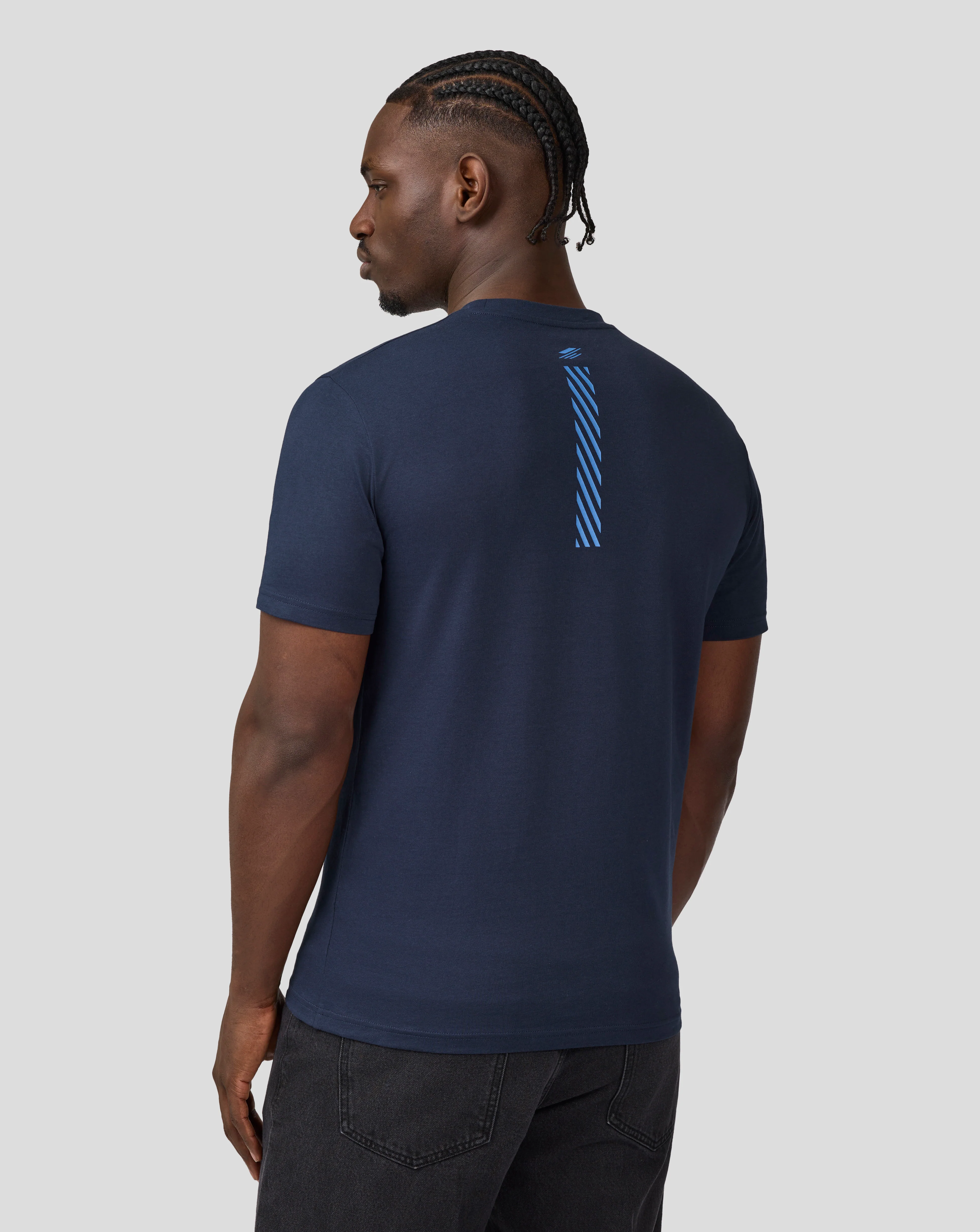 Silverstone Unisex Core Track Graphic T-Shirt - Black Iris - Image 3