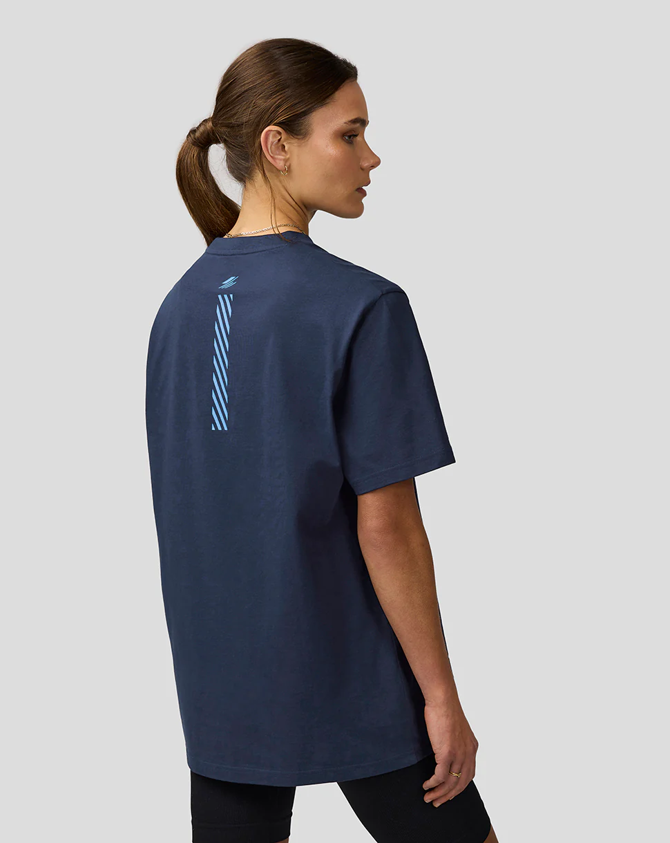 Silverstone Unisex Core Track Graphic T-Shirt - Black Iris - Image 4