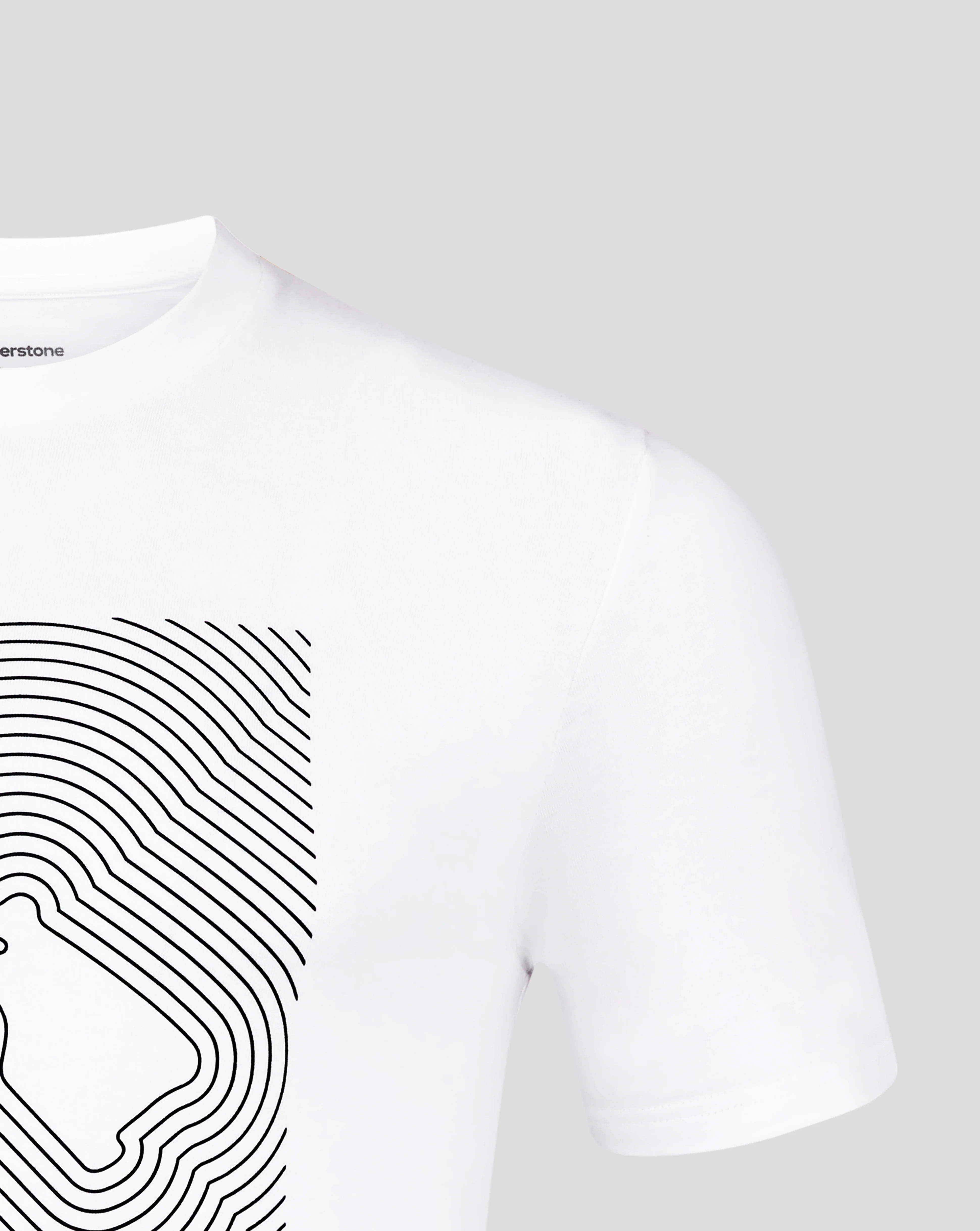 Silverstone Unisex Core T-Shirt - White & Grey - Image 14