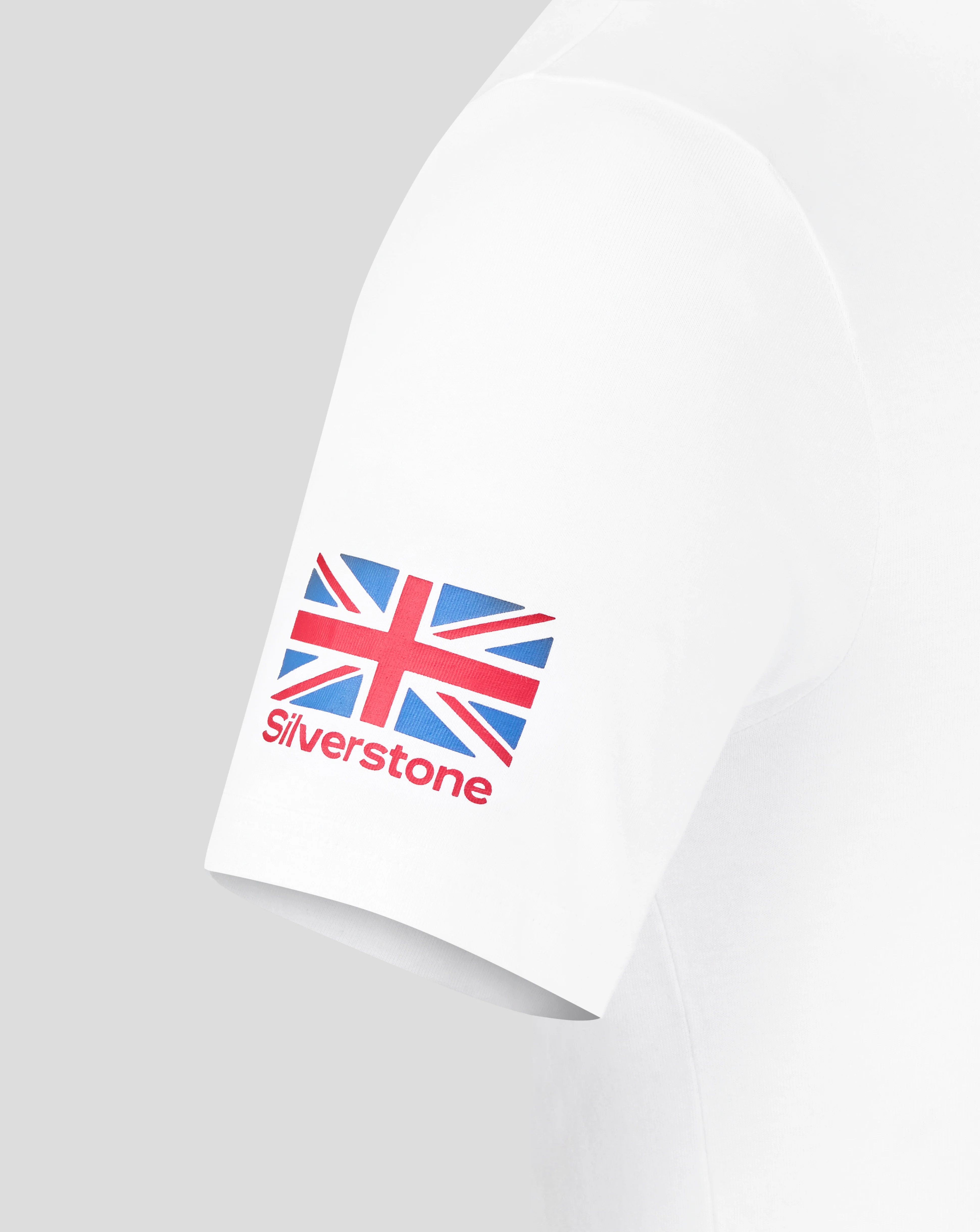 Silverstone Unisex Core T-Shirt - White & Grey - Image 9